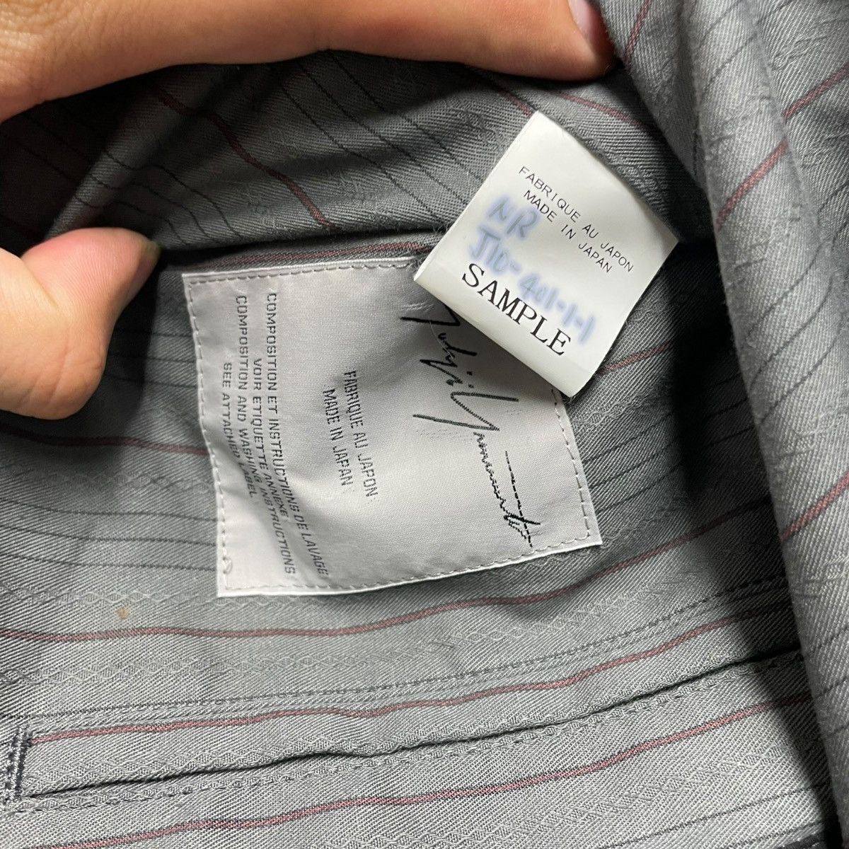 Yohji Yamamoto Yohji Yamamoto sample jacket Size US S / EU 44-46 / 1 - 4 Thumbnail
