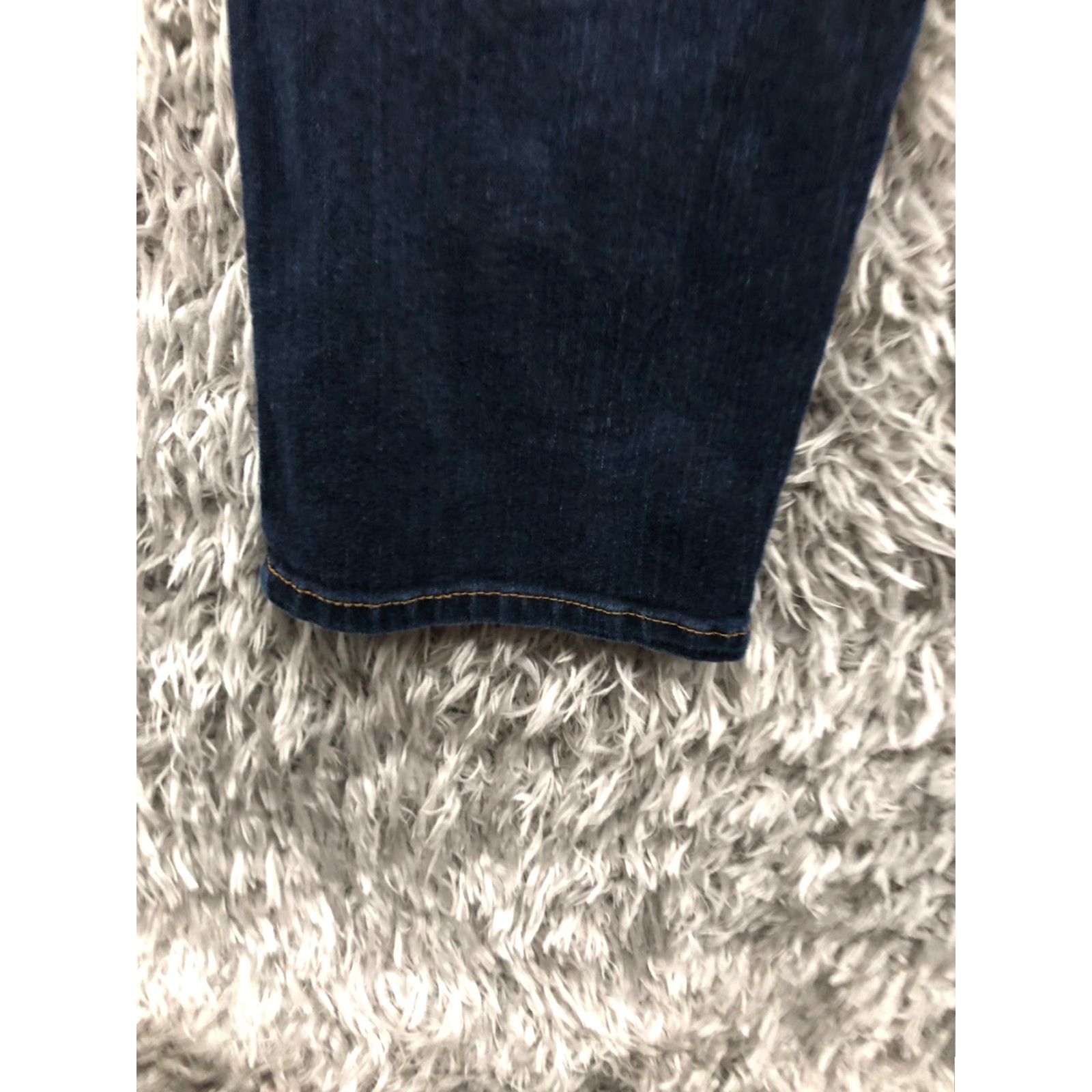 Gloria Vanderbilt Gloria Vanderbilt Amanda High Rise Tapered Jeans Womens 16 Dark Wash Blue 29 in Inseam 5-Pocket Denim Regular Size 38" / US 16 / IT 52 - 7 Thumbnail