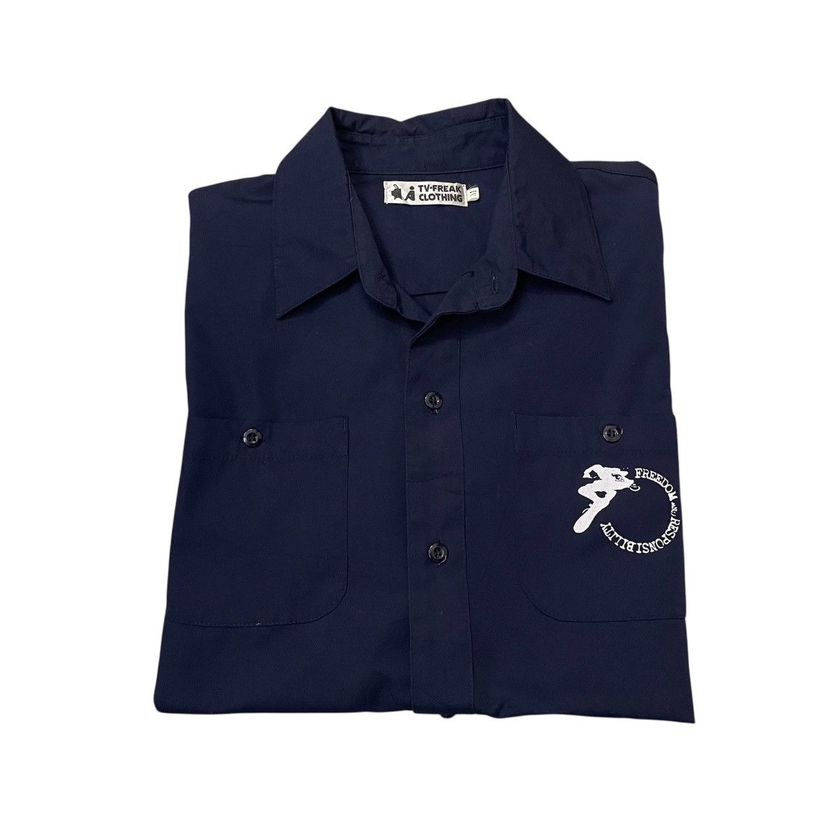 Band Tees × Vintage Vintage POTSHOT x TV-FREAK Work Shirt | Punk Ska Archive Size US M / EU 48-50 / 2 - 8 Thumbnail