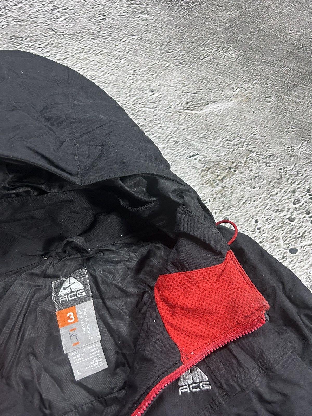 Nike × Nike ACG × Vintage Nike ACG vintage black jacket hooded Size US L / EU 52-54 / 3 - 2 Thumbnail