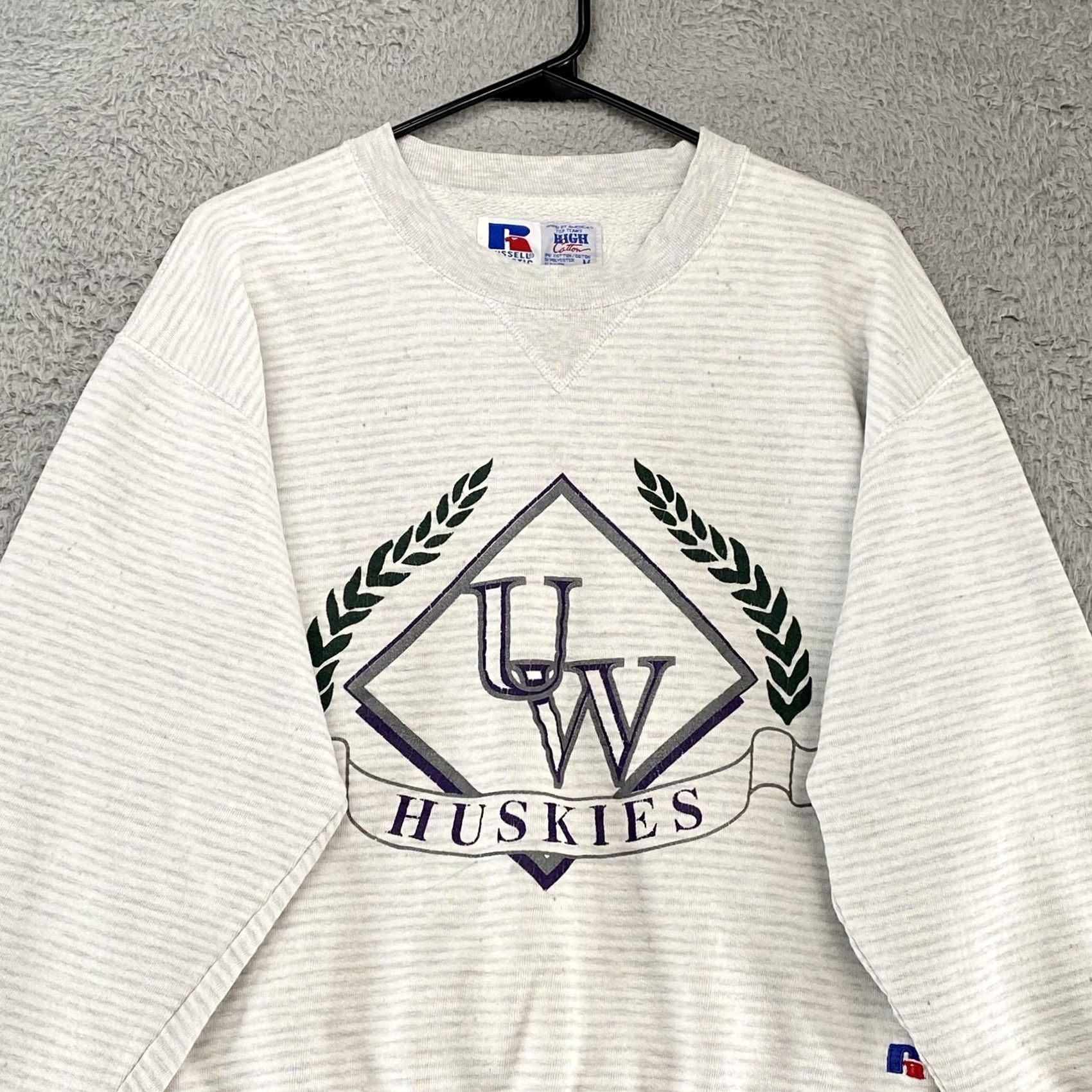Russell Athletic VINTAGE UW Huskies Sweater Mens Medium Russell Athletic Crewneck 90s USA Size US M / EU 48-50 / 2 - 2 Thumbnail