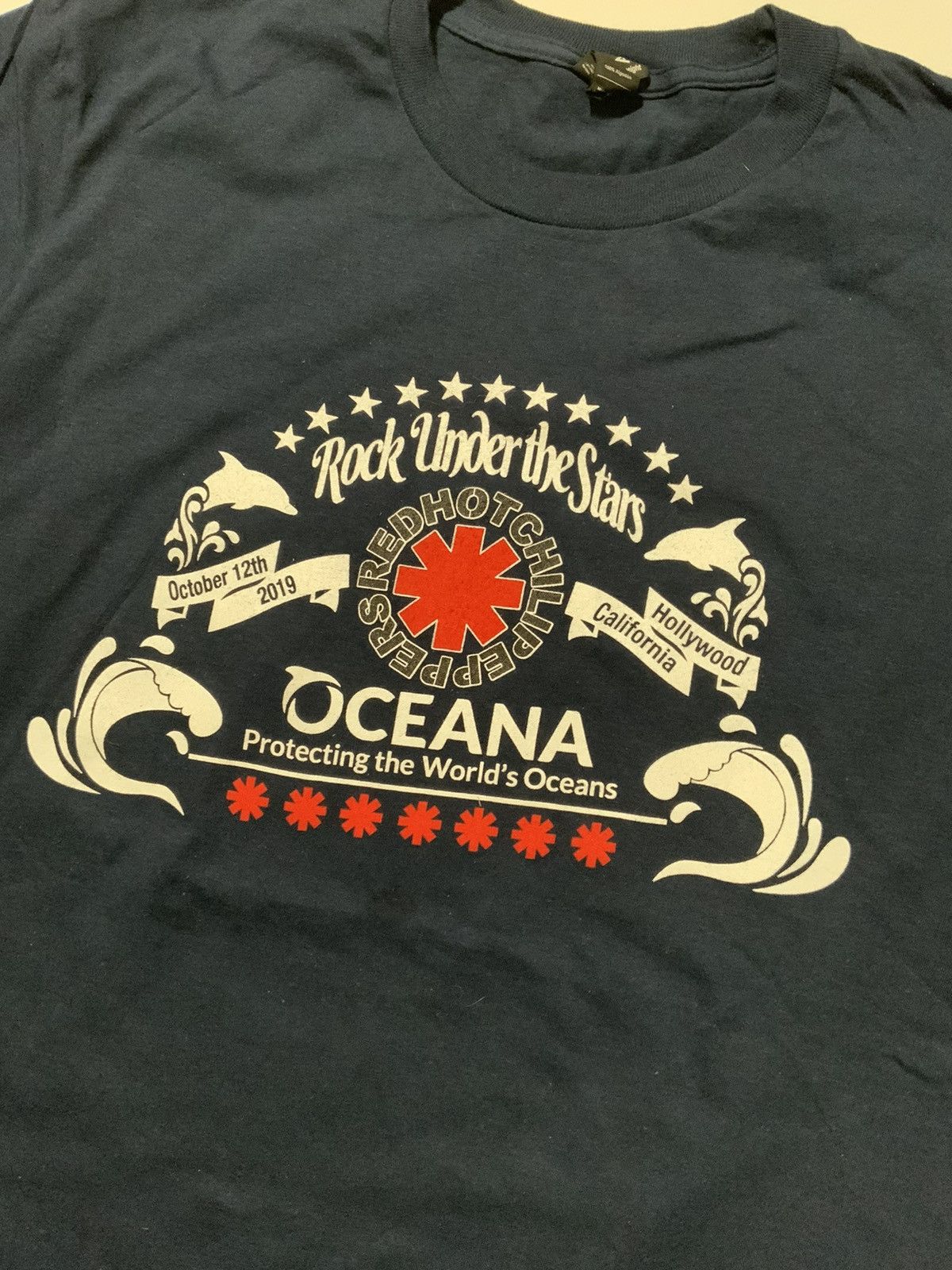 Band Tees Red Hot Chili Peppers Rock Under The Stars 2019 T-Shirt Size US M / EU 48-50 / 2 - 5 Thumbnail