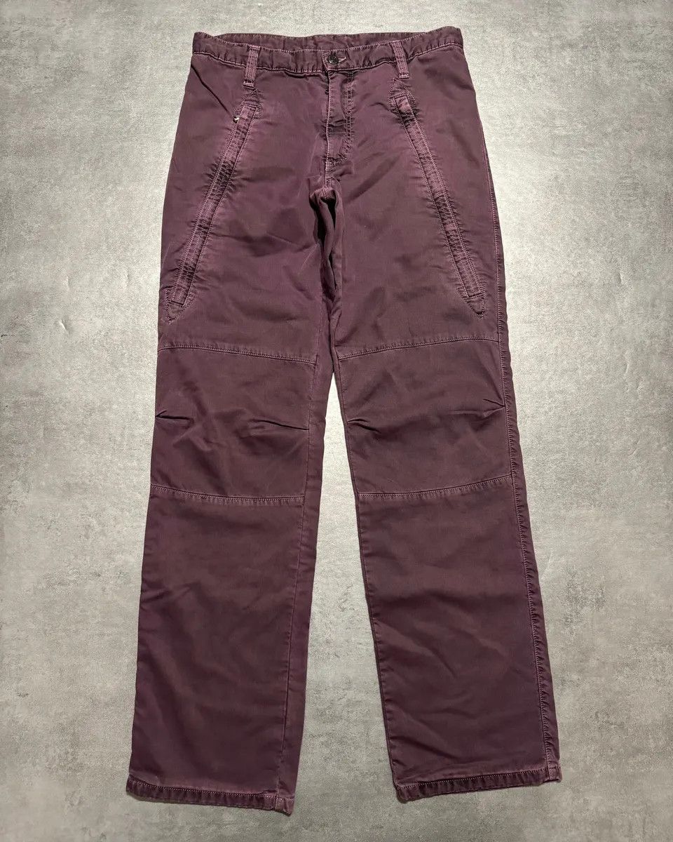 Dolce & Gabbana AW2003 Dolce & Gabbana Purple Bondage Relaxed Spectrum Pants Size US 33 - 2 Thumbnail