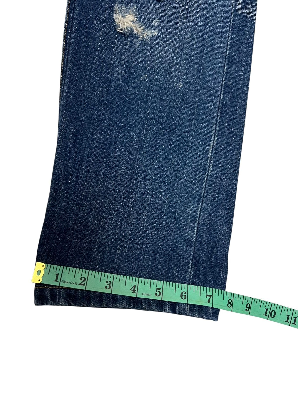A.P.C. Vintage A.P.C Clawmark Selvedge Distressed Denim Jean Size US 34 / EU 50 - 21 Thumbnail