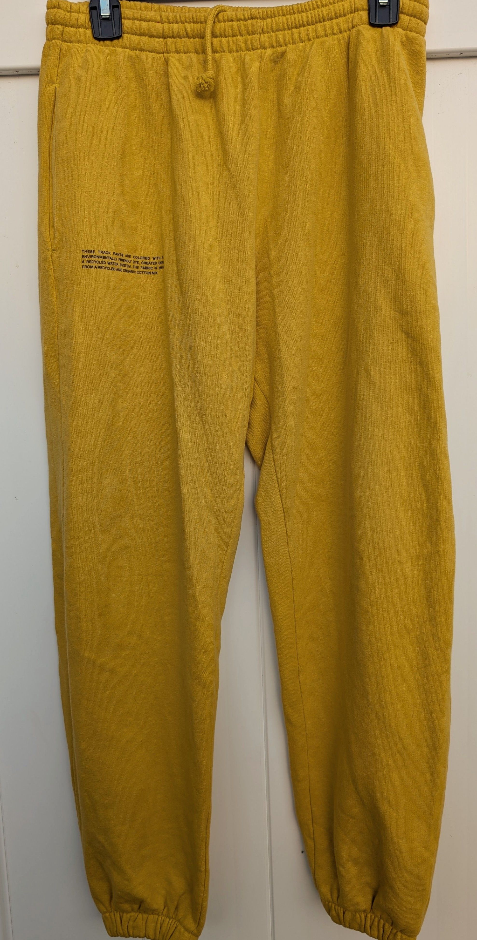 Pangaia Pangaia Light Weight Track Pants "Spicy Mustard" Size US 30 / EU 46 - 2 Thumbnail