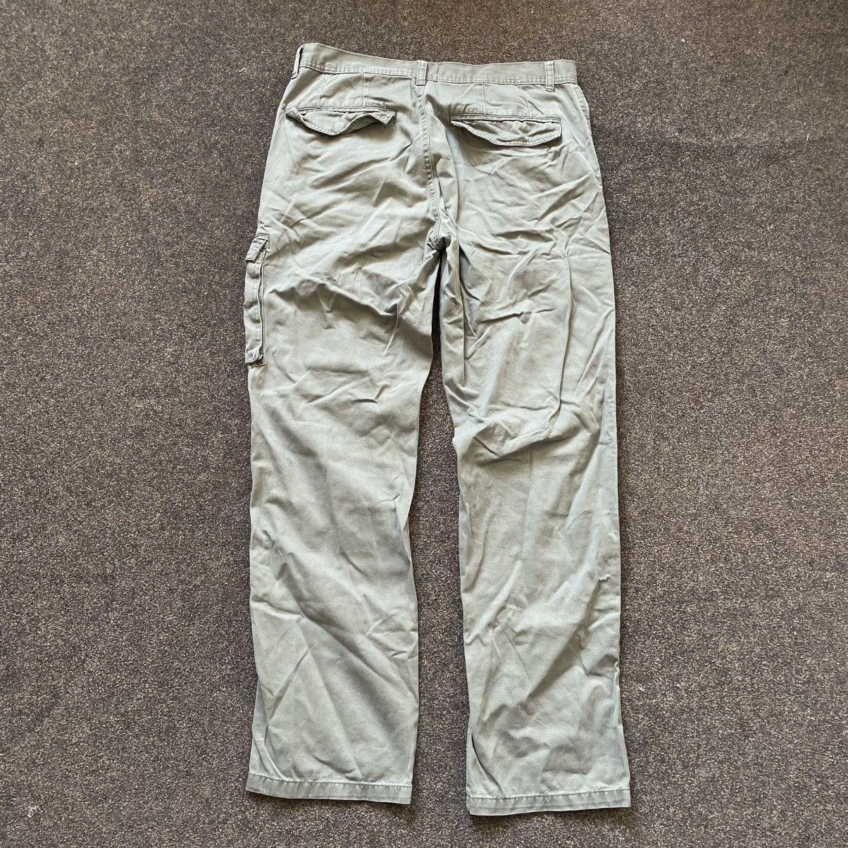 Vintage Vintage Y2K Baggy Cargo Pants Distressed Skater Graphic 34 Size 34" / US 12 / IT 48 - 2 Thumbnail