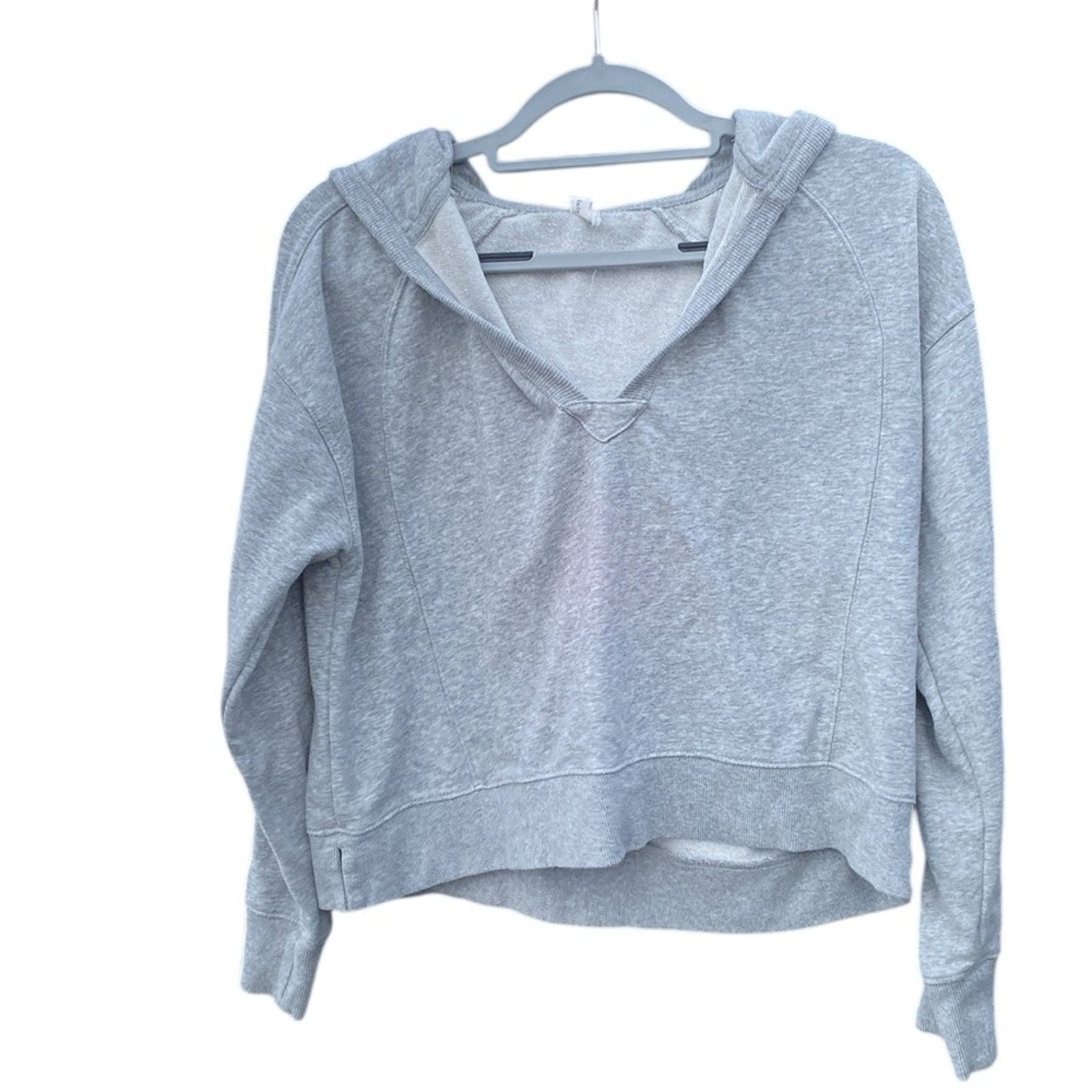 Anthropologie ANTHROPOLOGIE Daily Practice Hoodie Sweatshirt Women M Crop Size M / US 6-8 / IT 42-44 - 3 Thumbnail