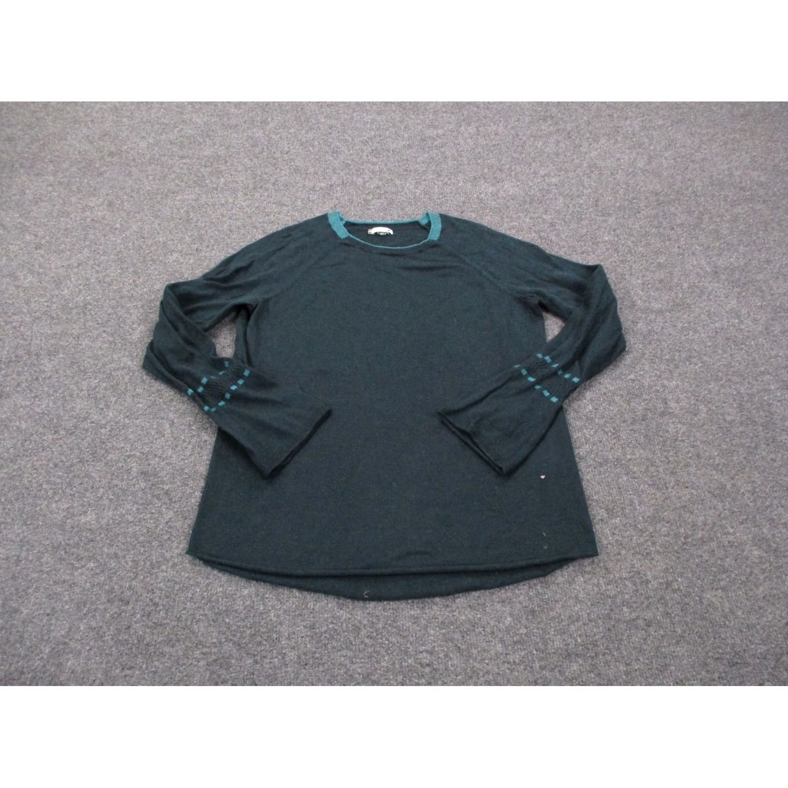 Smartwool SmartWool Sweater Shirt Women M Green Wool Nylon Acrylic Crew Neck Long Sleeve Pullover Lightweight Outdoor Size M / US 6-8 / IT 42-44 - 2 Thumbnail
