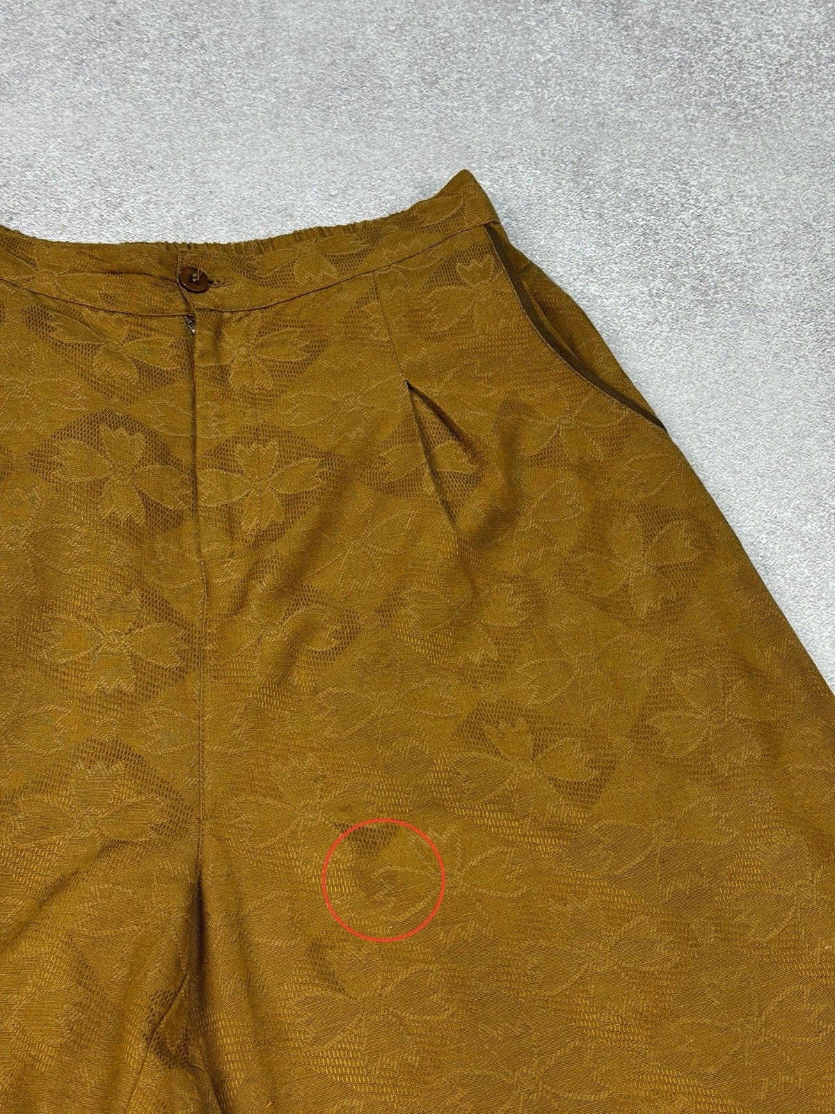 Gudrun Sjoden Gudrun Sjoden Brown Relaxed Wide Leg Flowers Pull On Pants Size 34" / US 12 / IT 48 - 8 Thumbnail
