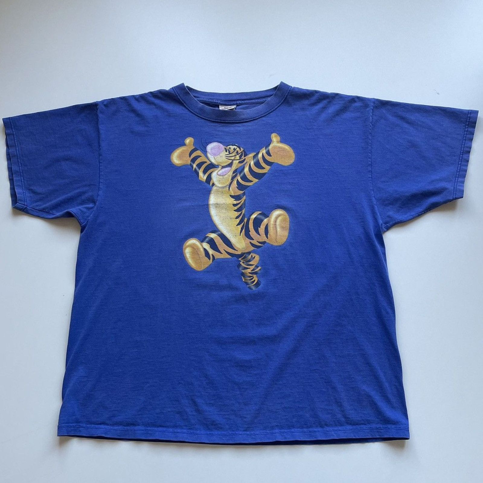 Vintage Y2K Tigger Winnie The Pooh Disney T Shirt XXL Rare