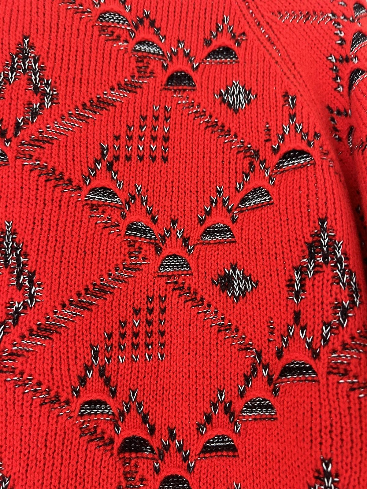 Saint Laurent Paris Wool/Cashmere Blend Jacquard Sweater Size US S / EU 44-46 / 1 - 6 Thumbnail