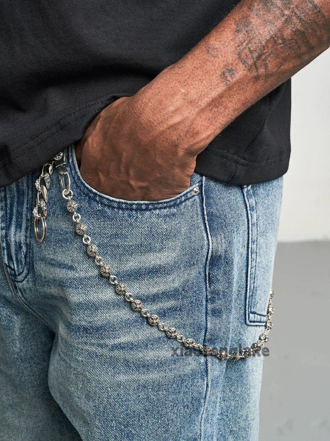Jean × Vintage washed faded cleanfit yuppie bootcut punk flared jeans Size US 32 / EU 48 - 4 Thumbnail