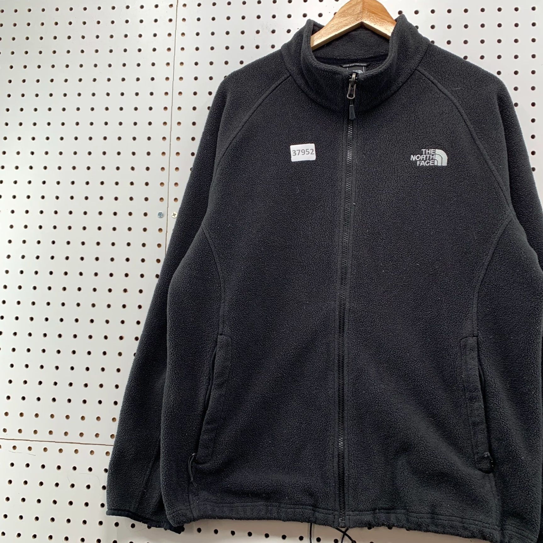 The North Face VINTAGE The North Face Jacket Mens L Black Fleece Long Sleeve Full Zip Outdoor 90s Mens Jacket Size US L / EU 52-54 / 3 - 3 Thumbnail