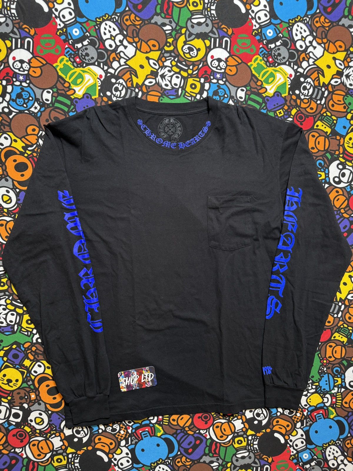 Chrome Hearts Chrome Hearts Black/Script Logo Long Sleeve Tee Size US XL / EU 56 / 4 - 2 Thumbnail