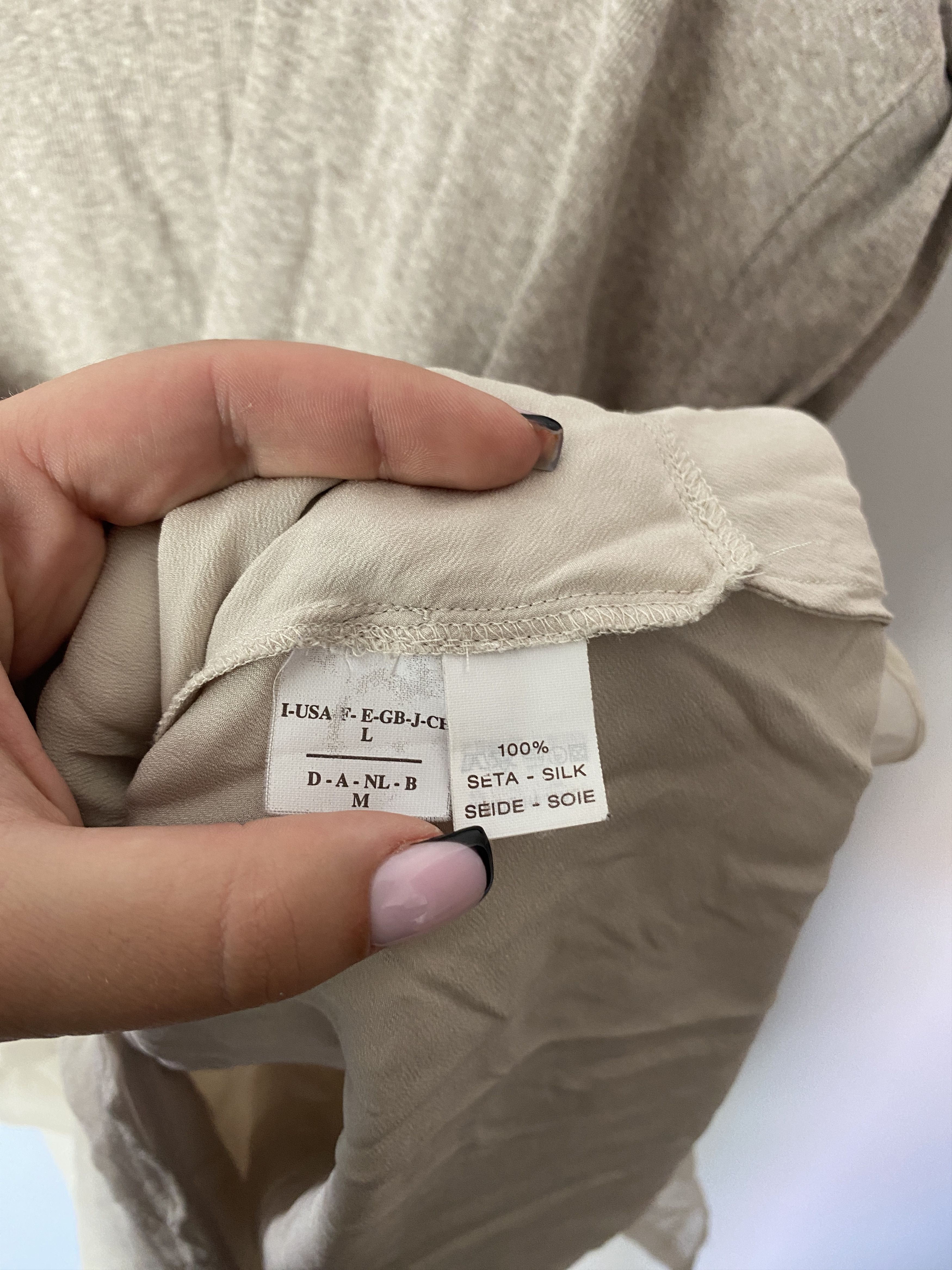 Brunello Cucinelli Brunello Cucinelli silk blouse top shirt Size M / US 6-8 / IT 42-44 - 5 Thumbnail