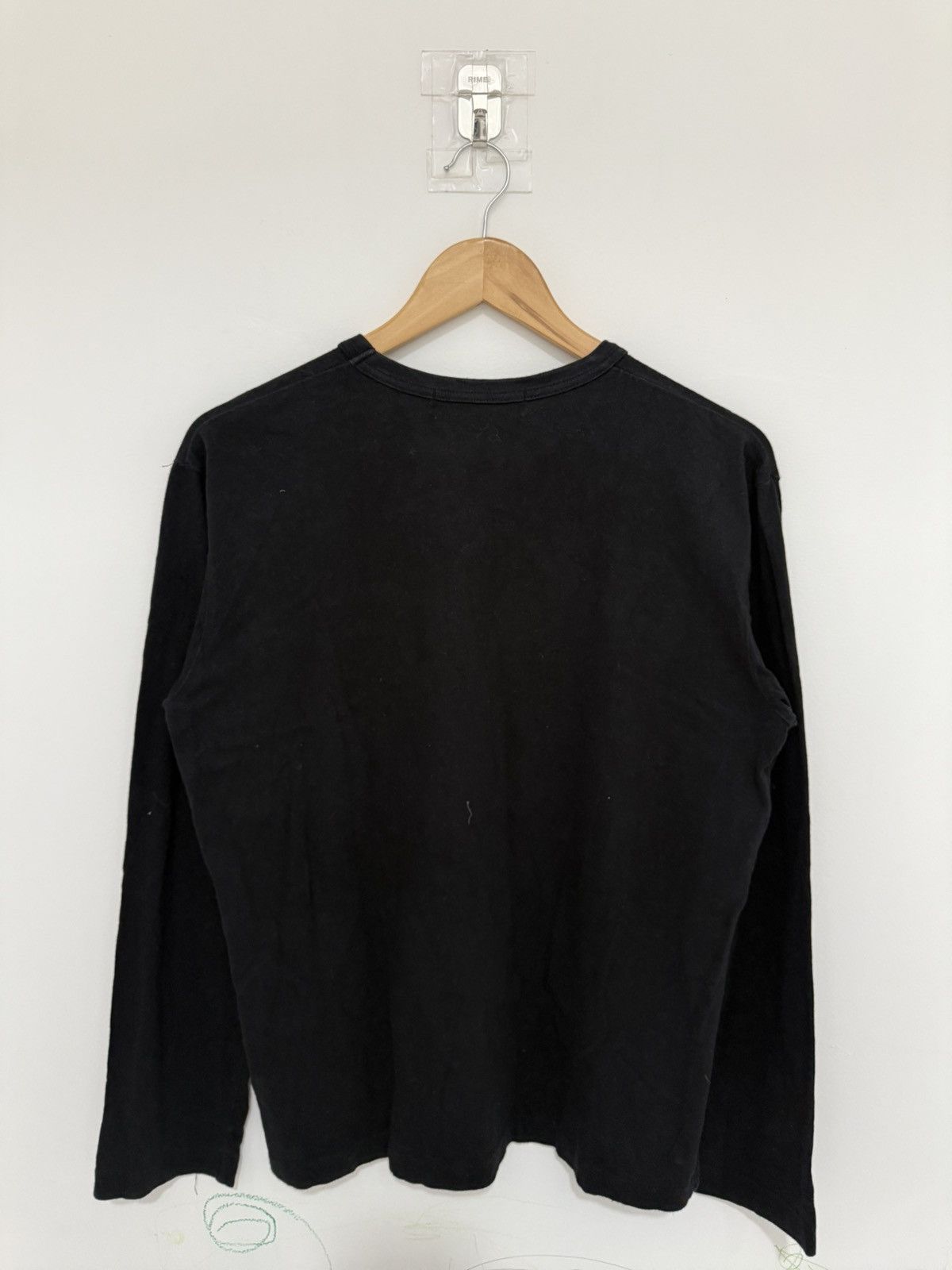 Comme des Garcons Vintage Comme Des Garcons Black Wording Longsleeve Size L / US 10 / IT 46 - 2 Thumbnail