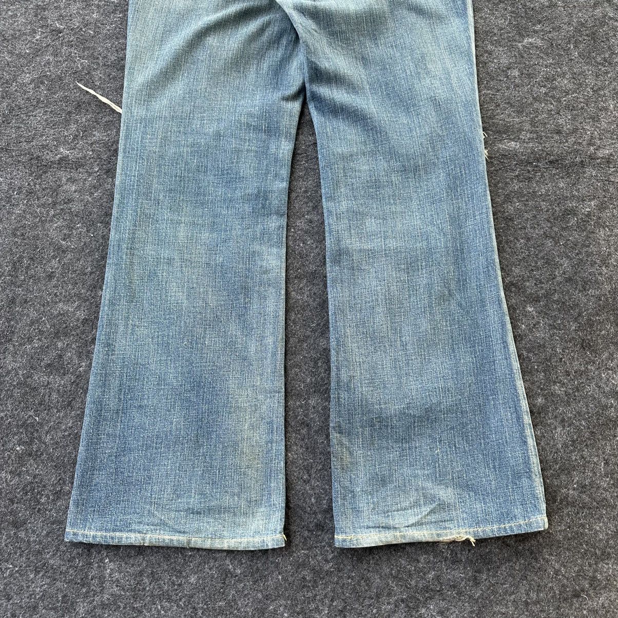 If Six Was Nine Blue Cult Made in Usa Flare Distressed Denim D671 Size US 30 / EU 46 - 8 Thumbnail