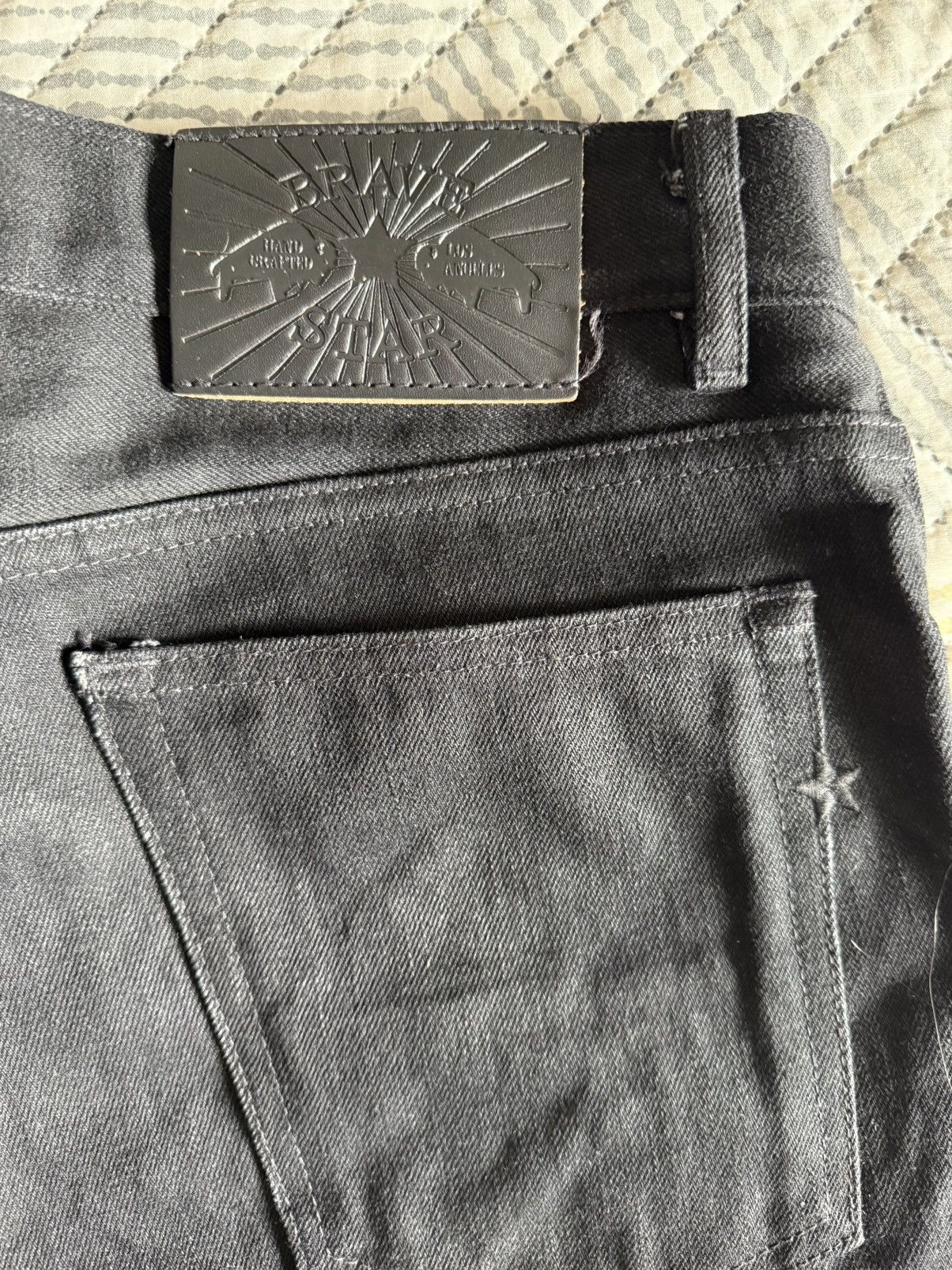 Brave Star Selvage Brave Star Slim Straight 16.5oz Double Black 33x36 Size US 33 - 5 Thumbnail
