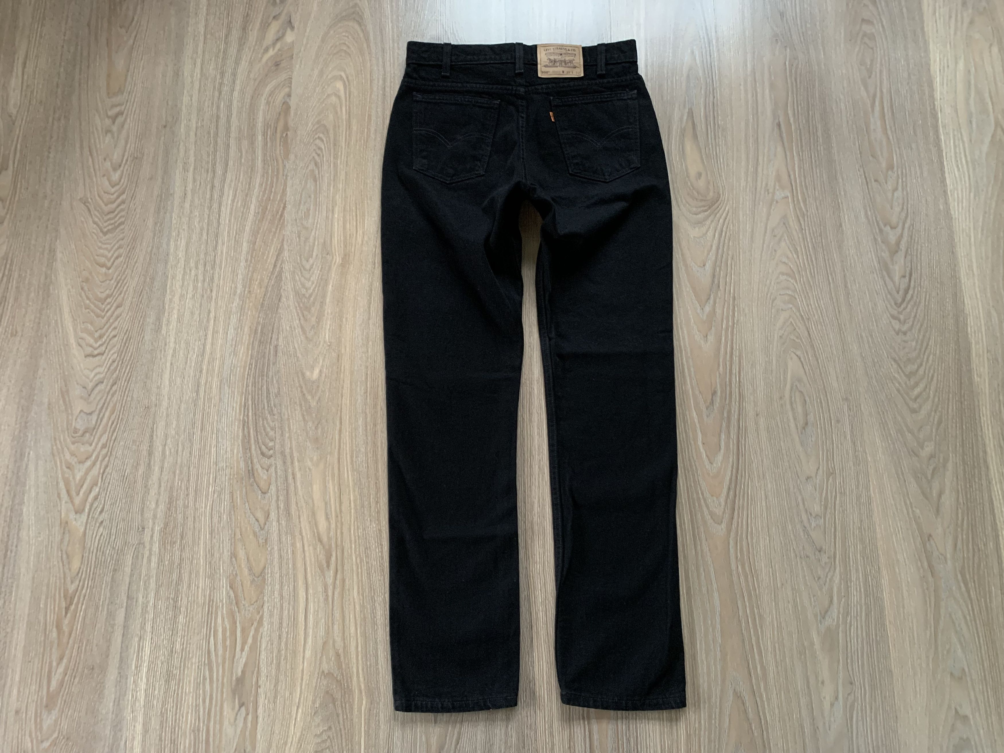 Levi's × Levi's Vintage Clothing × Vintage Levi's 505 Regular Fit Vintage Black Jeans Size US 33 - 3 Thumbnail