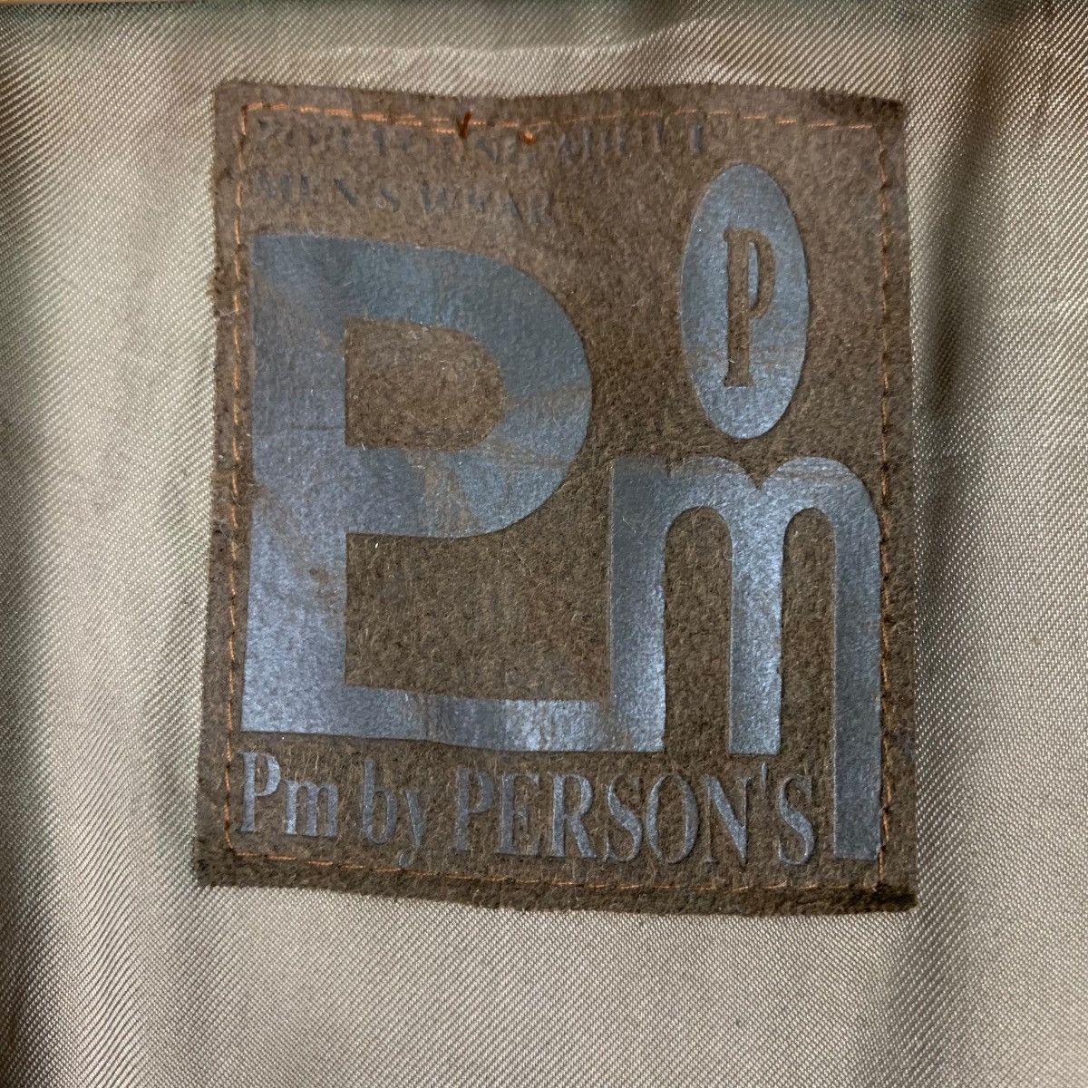 PERSON'S PERSON’S Big Logo Pigskin Leather Varsity Jacket #0925-C41 Size US M / EU 48-50 / 2 - 15 Thumbnail