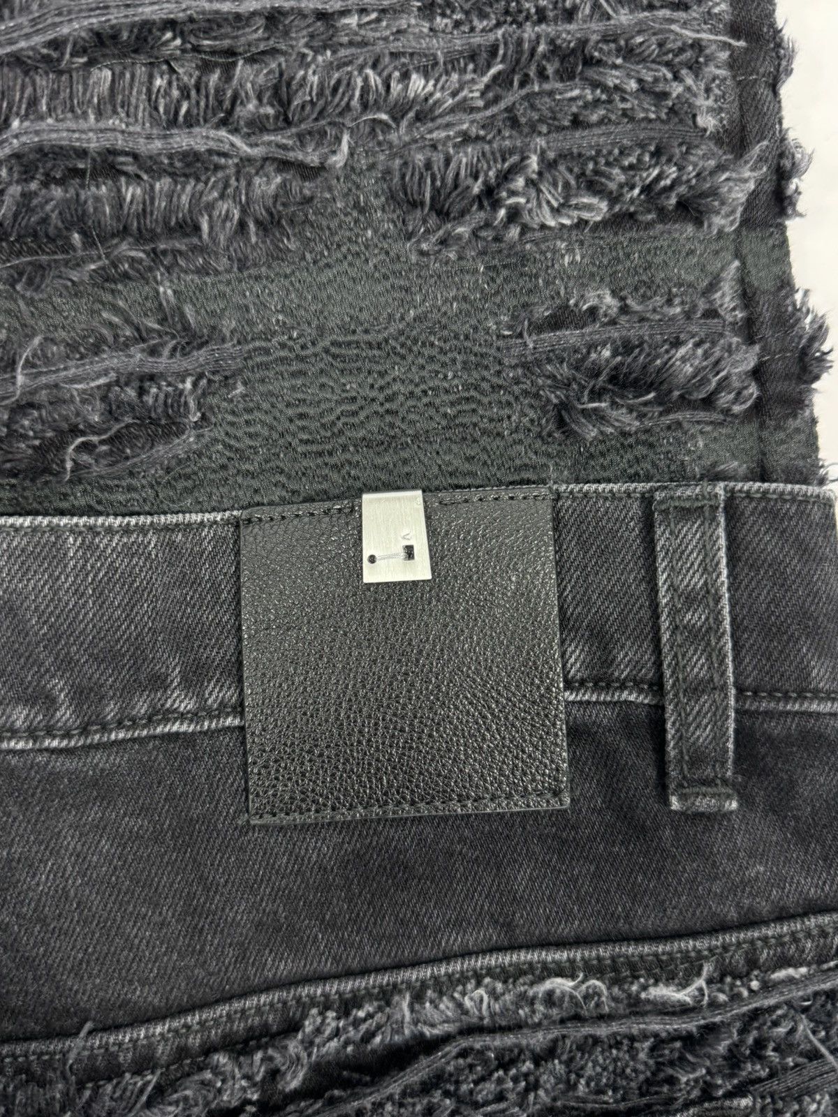 1017 ALYX 9SM × Blackmeans DISTRESSED DETAILED DENIM JEANS Size US 32 / EU 48 - 4 Thumbnail