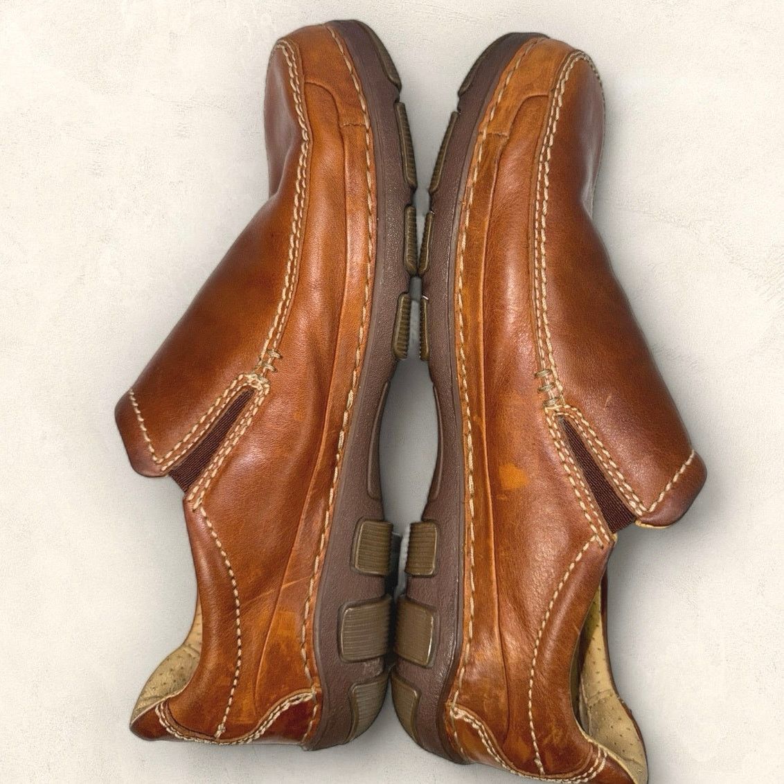 Clarks Clark’s Active Air Technology Brown Slip on Loafers Men sz 9 Size US 9 / EU 42 - 3 Thumbnail
