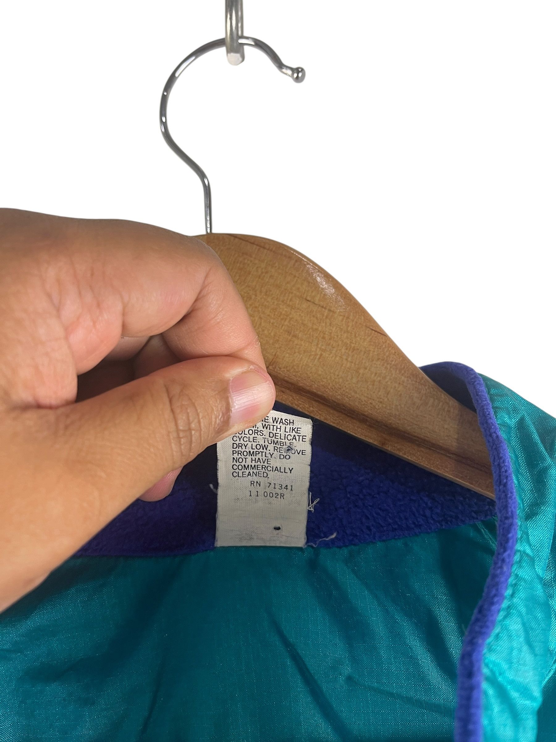 L.L. Bean Vintage L.L.Bean Teal Cobalt Pullover Anorak Jacket Size US M / EU 48-50 / 2 - 14 Thumbnail