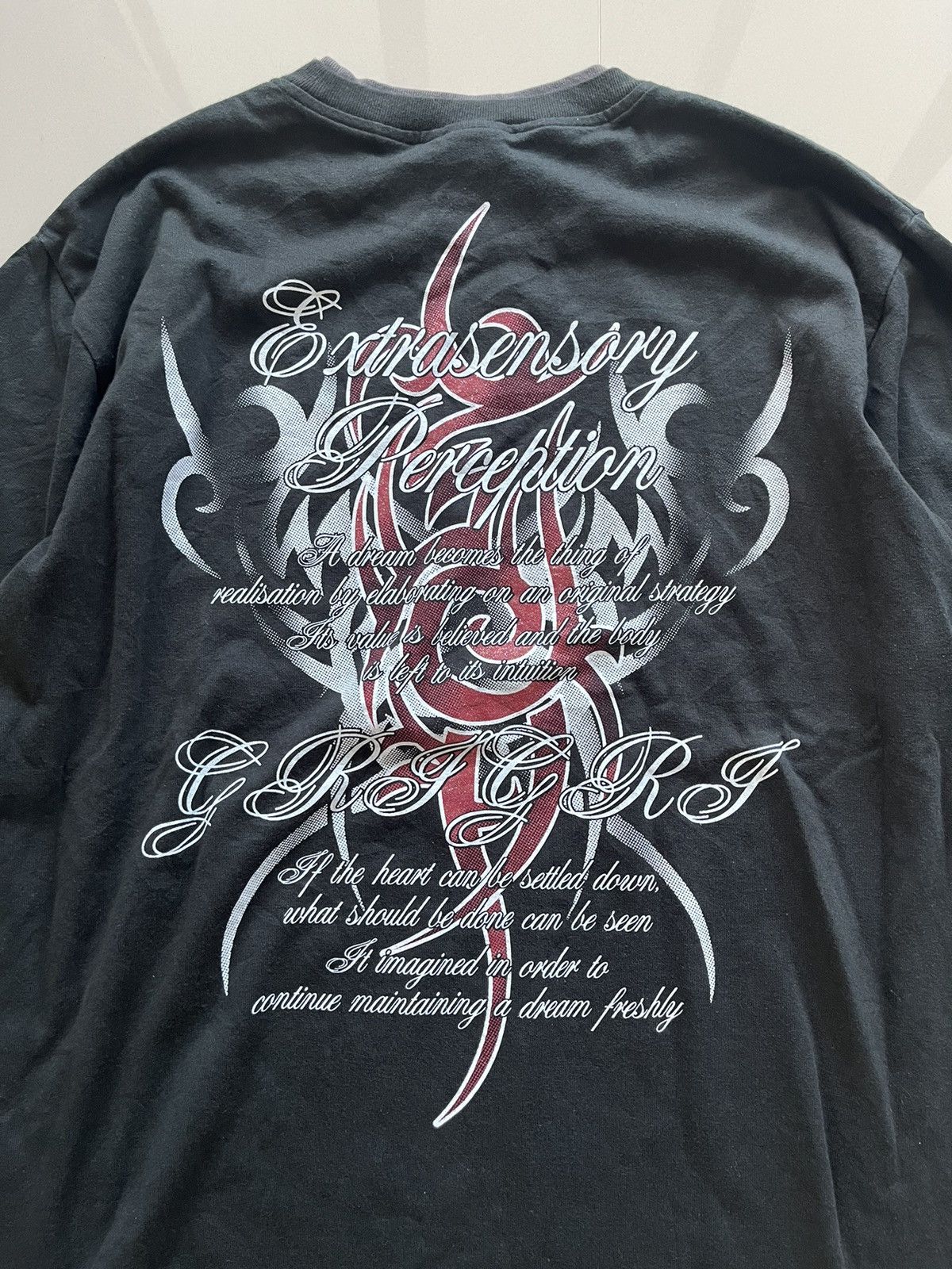 If Six Was Nine Japanese~Grigri Seditionaries Poem Gothic Tribal Punk Style Size US L / EU 52-54 / 3 - 5 Thumbnail
