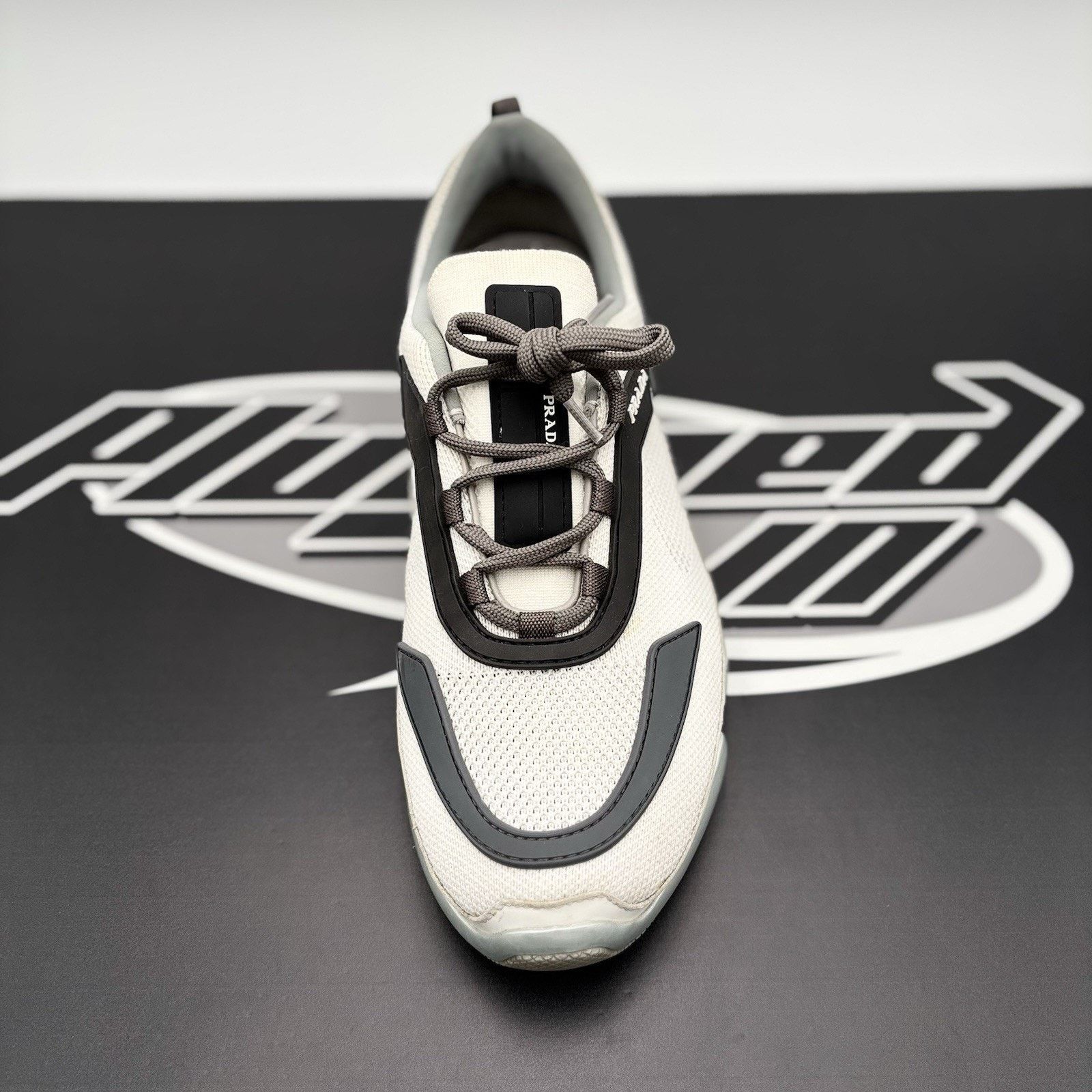 Prada Prada Cloudbust Mesh ' White, Grey ' | GOOD CONDITION! Size US 7.5 / EU 40-41 - 14 Thumbnail