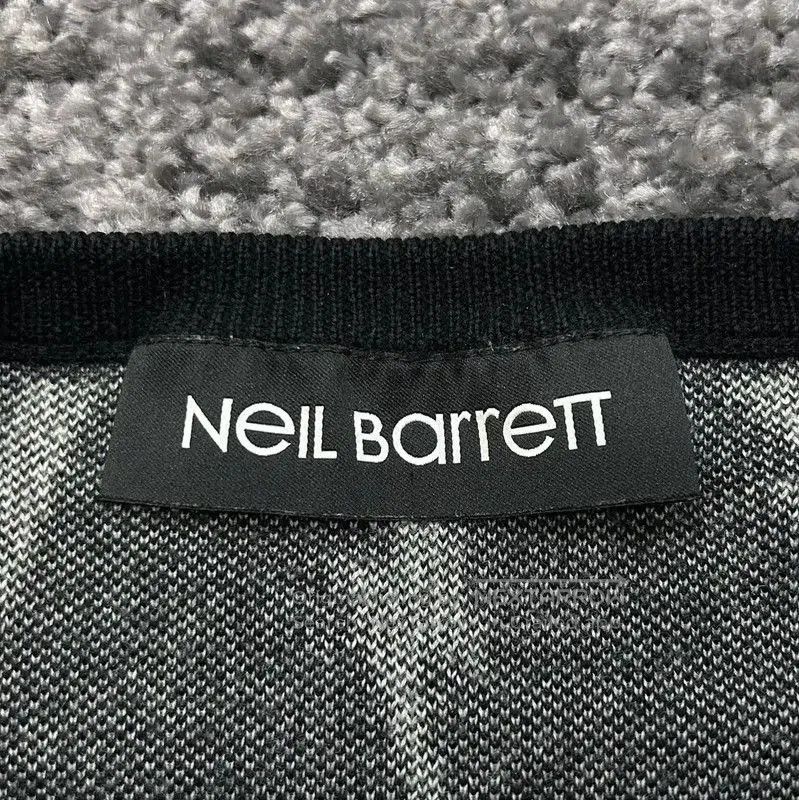 Neil Barrett NeIL BarreTT Black Cotton Lightning Pattern Sweater . Size S / US 4 / IT 40 - 3 Thumbnail