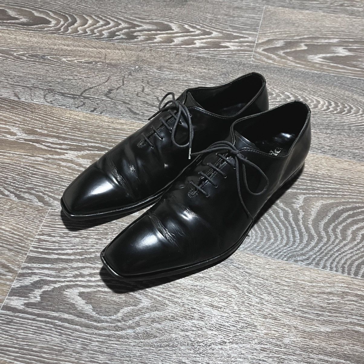 Prada Vintage PRADA Men’s Patent Leather Oxford Black Dress Shoes Size US 7.5 / EU 40-41 - 1 Thumbnail