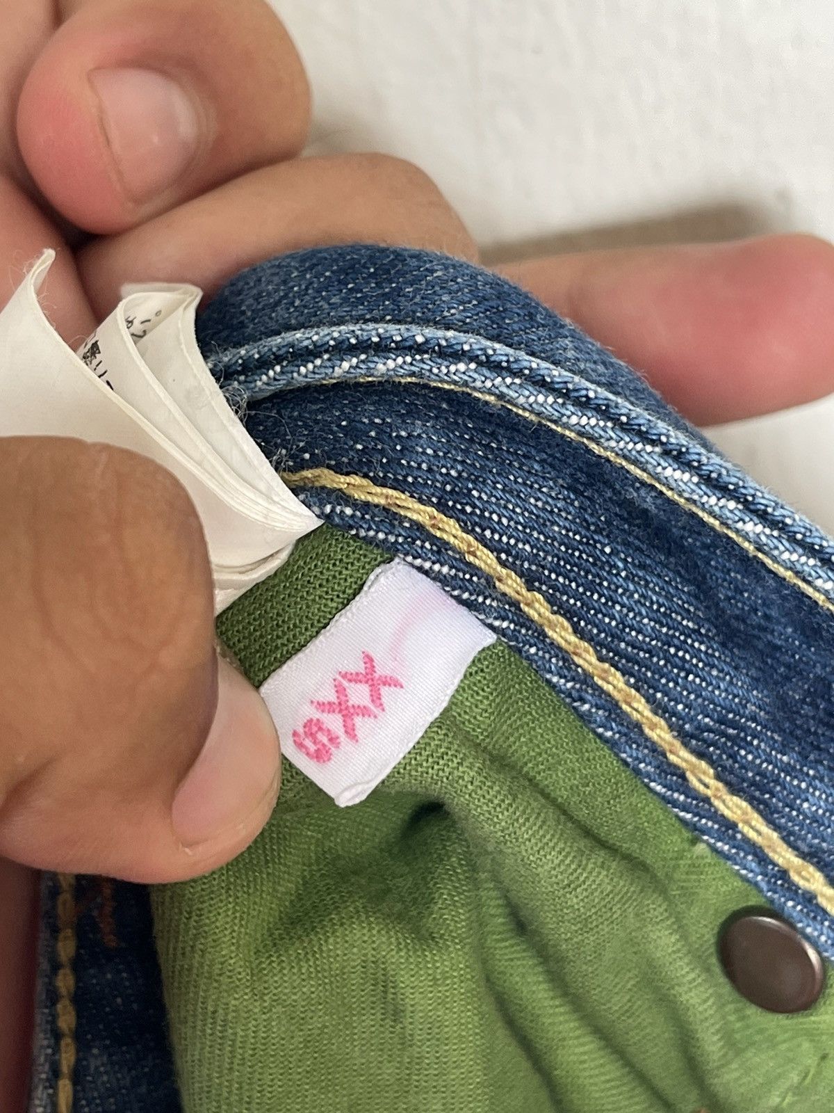 Bape Bape OG Spellout Logo Denim Size 30" / US 8 / IT 44 - 14 Thumbnail