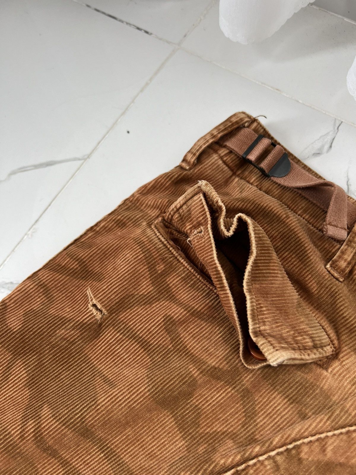 Stussy 90’s STUSSY CORDUROY RARE MULTIPOCKET CARGO RETRO PANTS Y2K Size US 32 / EU 48 - 9 Thumbnail