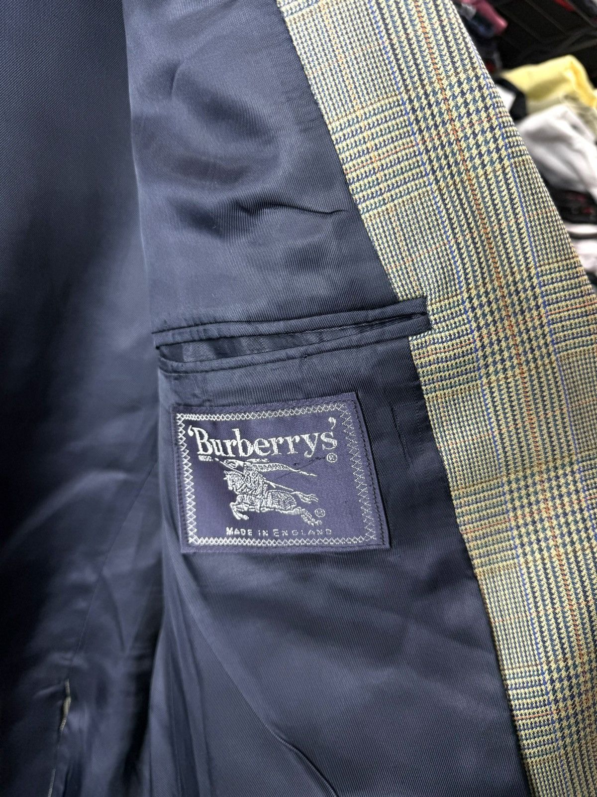 Burberry Rare! Vintage Burberry England Checkered Blazer Jacket Size US L / EU 52-54 / 3 - 7 Thumbnail