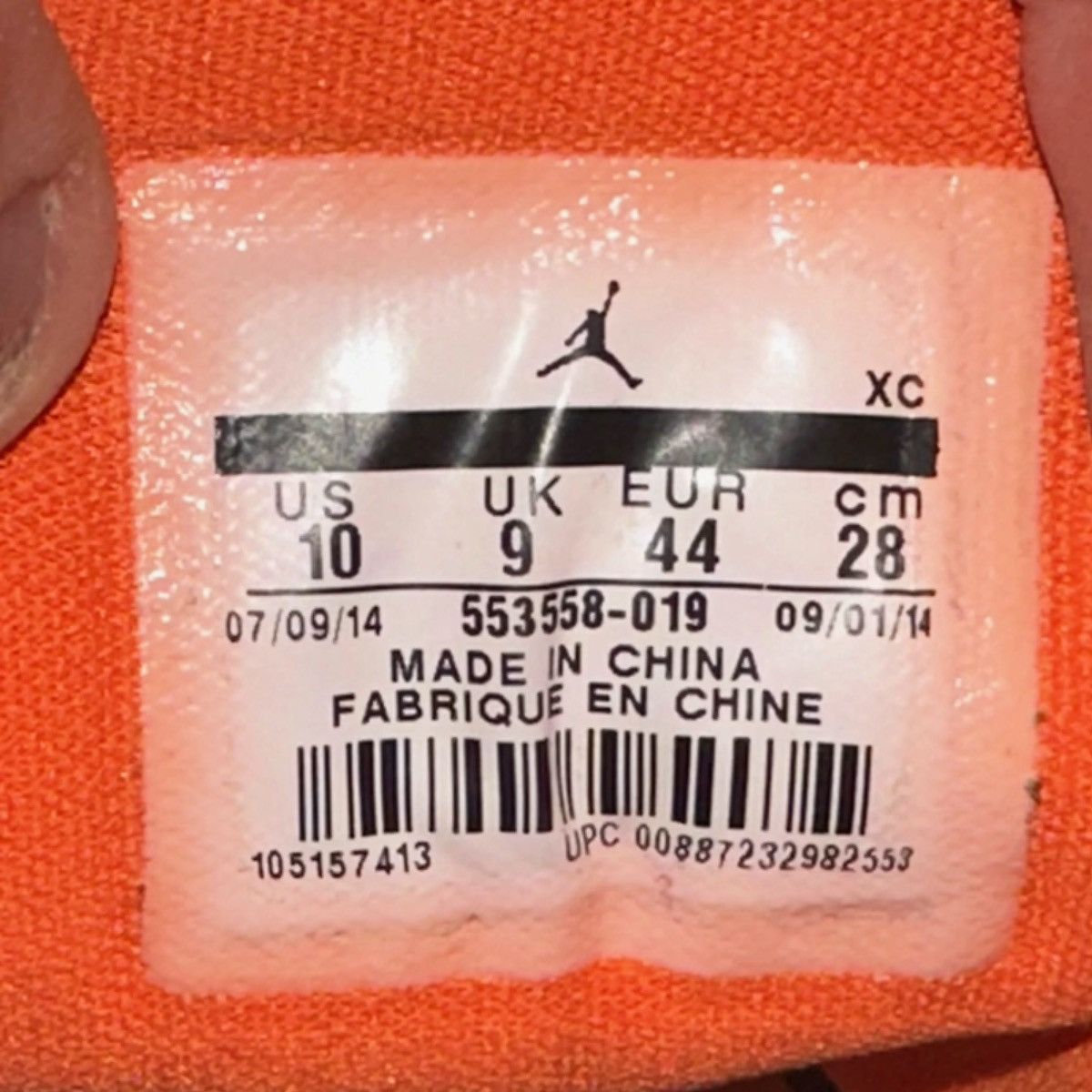 Jordan Brand Size 10 - Nike Air Jordan 1 Low Electric Orange Gray Size US 10 / EU 43 - 6 Thumbnail