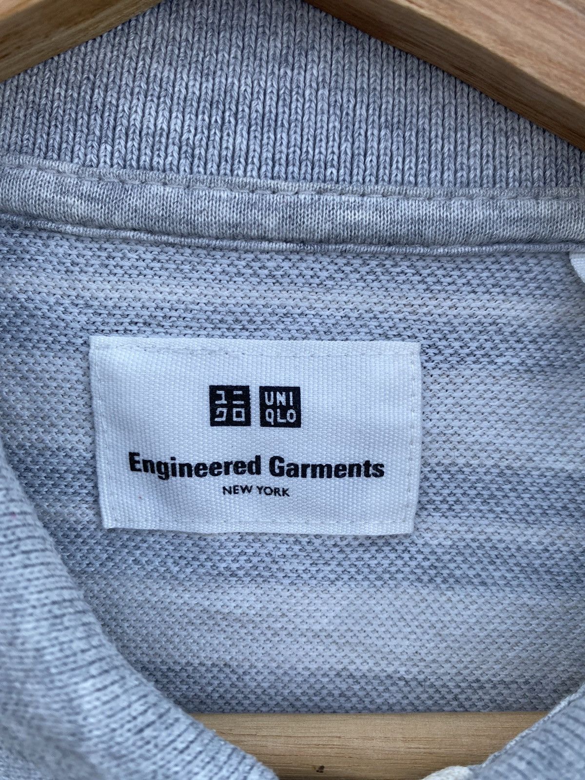 Engineered Garments Rare Uniqlo x Engineered Garments Polo Stripes Tee Size US S / EU 44-46 / 1 - 8 Thumbnail