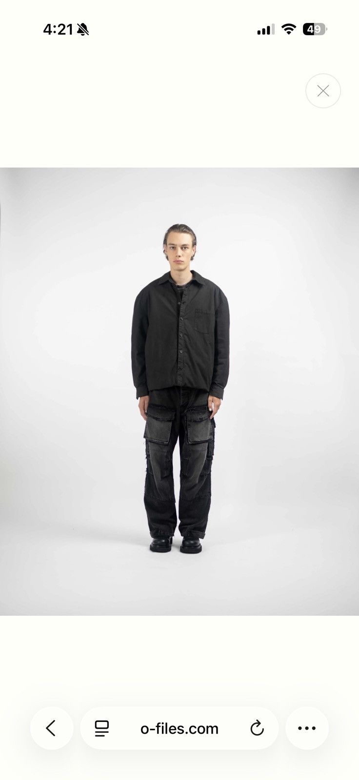 Other O.Files Double Layer Overshirt Size US S / EU 44-46 / 1 - 4 Thumbnail