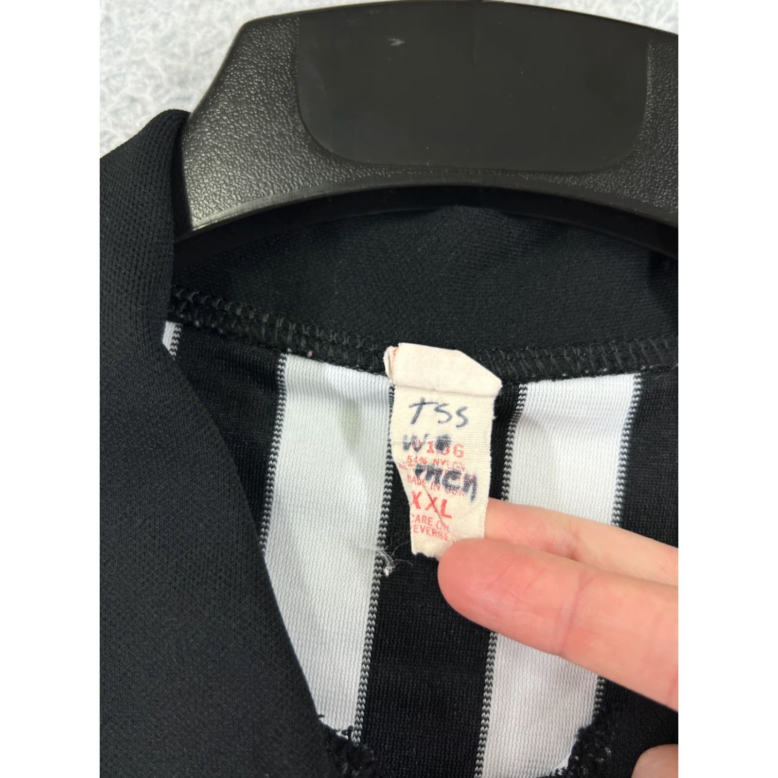 Vintage Southern Athletic Shirt Mens 2XL Black White US Made 1/4 Zip Collared Polo Shirt Size US XXL / EU 58 / 5 - 4 Thumbnail