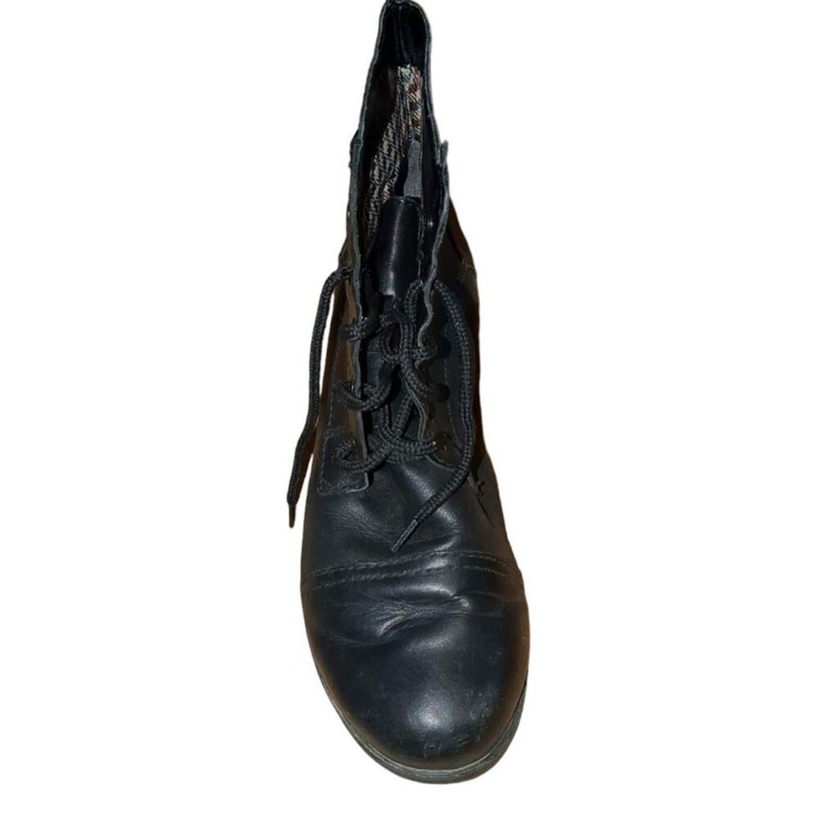 0 Madeline Stuart Leather Ankle Bootie Size US 8.5 / IT 38.5 - 5 Thumbnail
