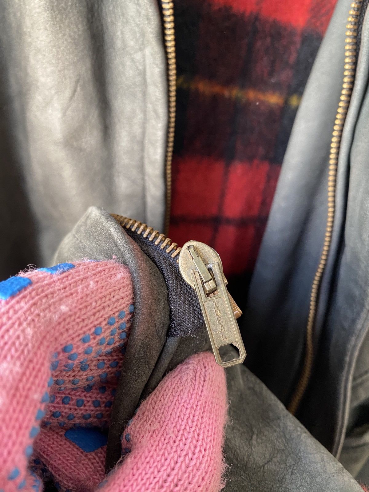 Schott × Vintage 1980s - Vintage Schott Nyc Sportswear Leather Jacket Size US L / EU 52-54 / 3 - 19 Thumbnail