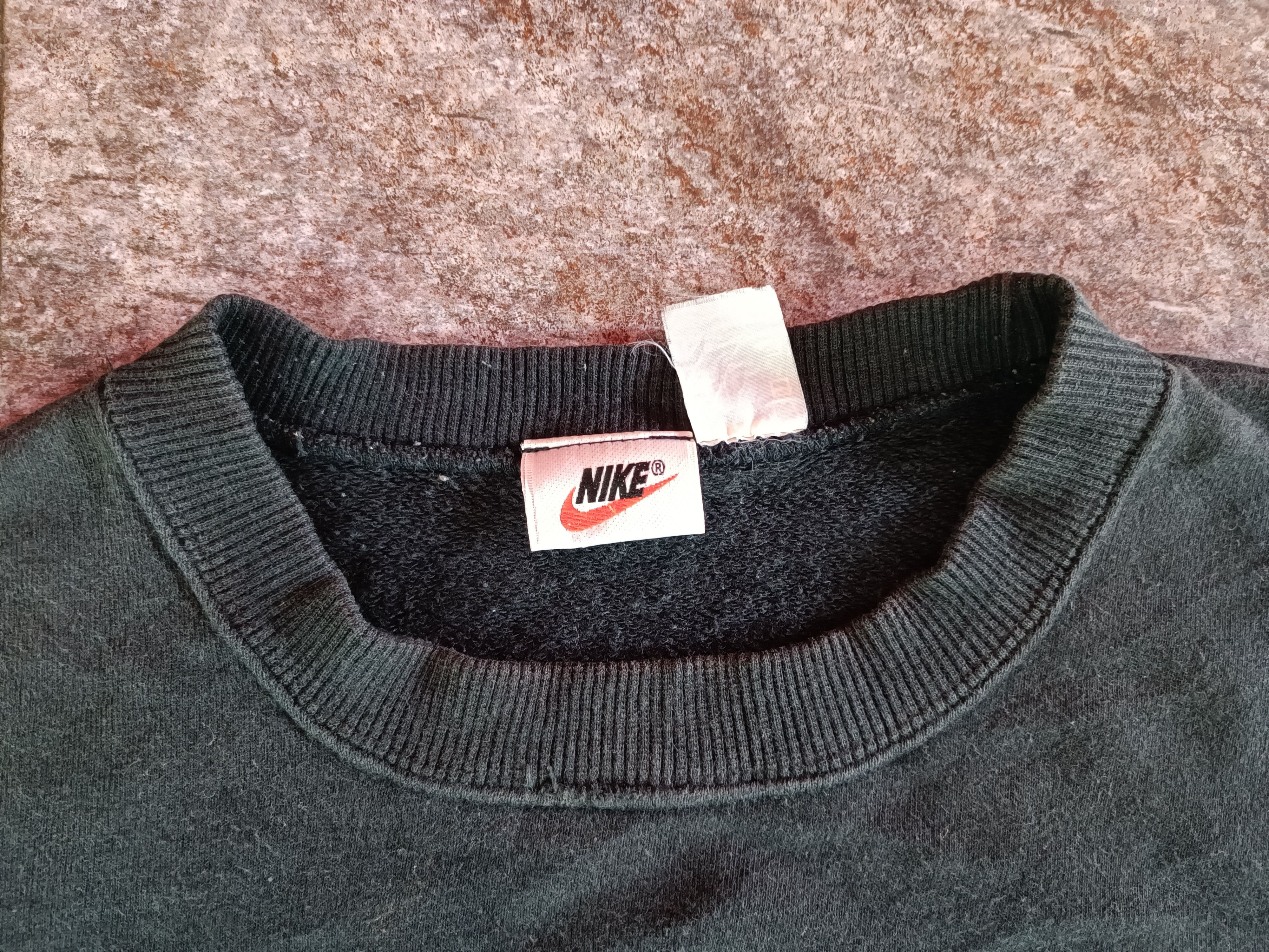 Nike × Vintage Vintage 90s Sweatshirt Nike Pinwheel Size US XL / EU 56 / 4 - 3 Thumbnail