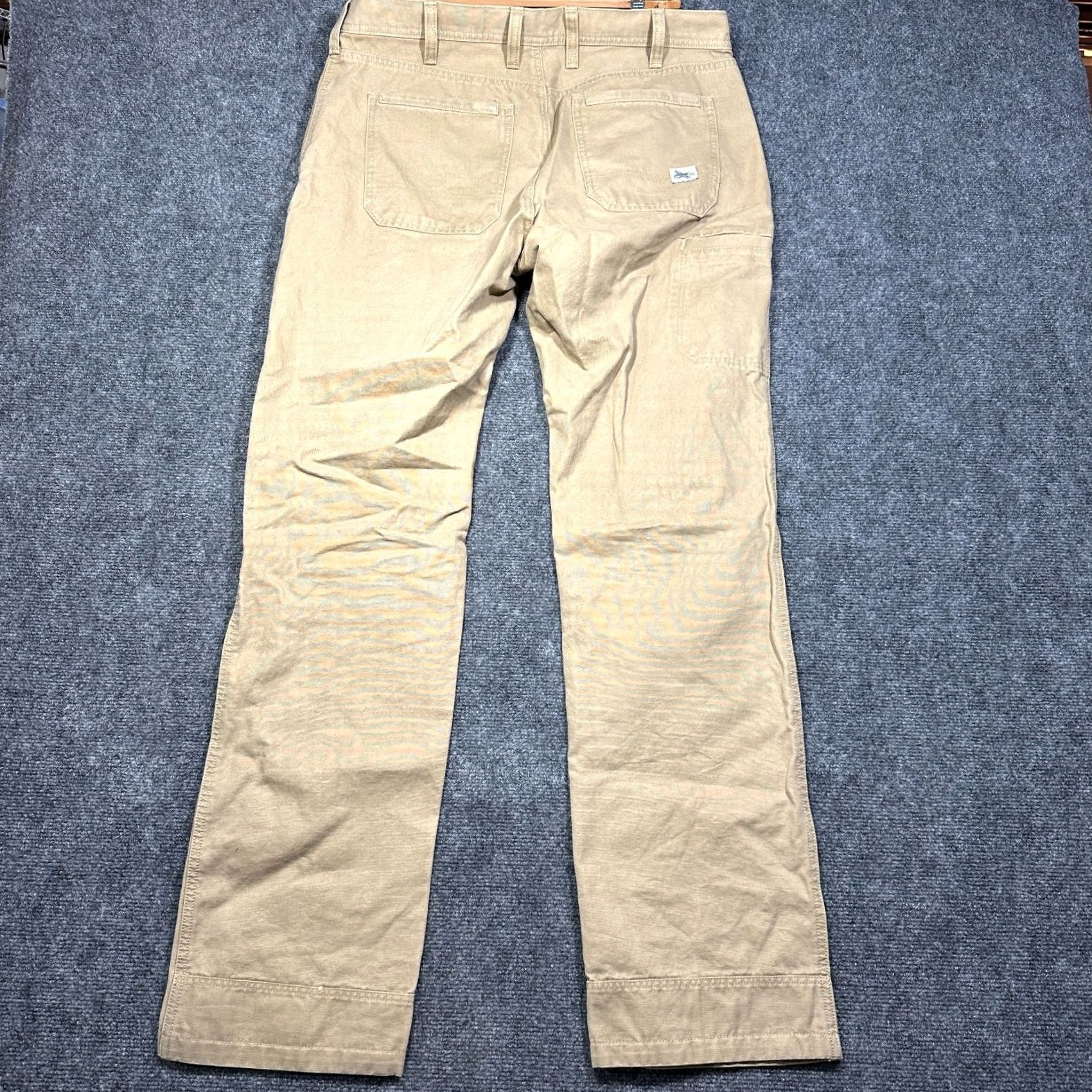 Eddie Bauer Eddie Bauer Pants Mens 36 Khaki Tan Cotton Pockets Zip Fly Chino Cargo Pocket Flat Front Classic Mens Pants Size US 36 / EU 52 - 7 Thumbnail