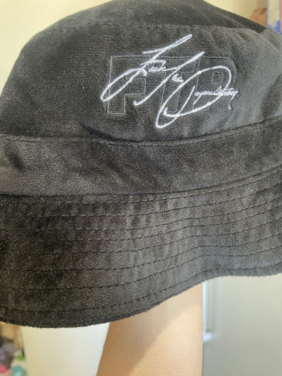 Fuck The Population FTP Velour Signature Reversible Bucket Hat Size ONE SIZE - 1 Thumbnail