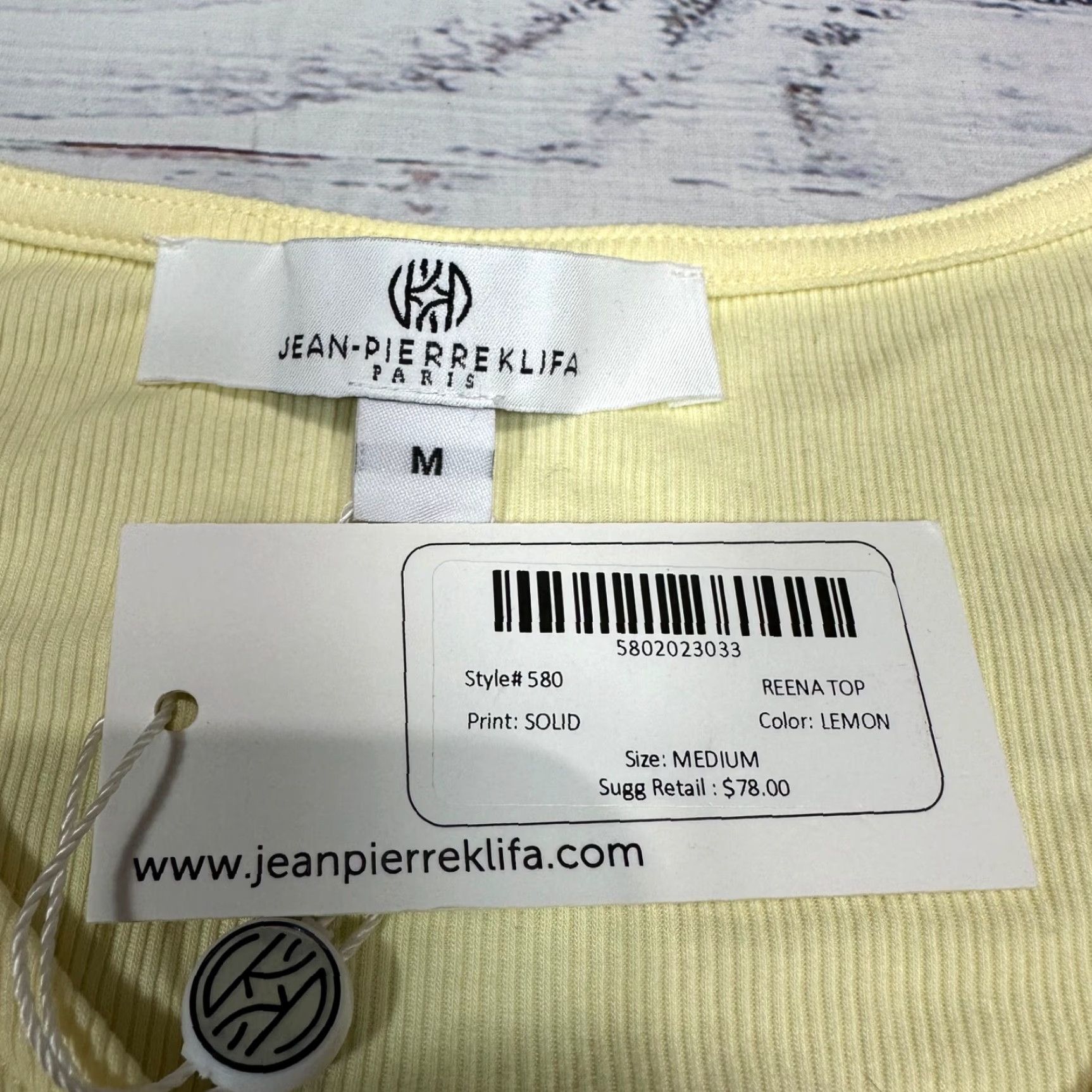 Vintage Jean-Pierre Klifa Womens Sleeveless 1/4 Zip Top Size M Yellow Ribbed Tank Size M / US 6-8 / IT 42-44 - 5 Thumbnail