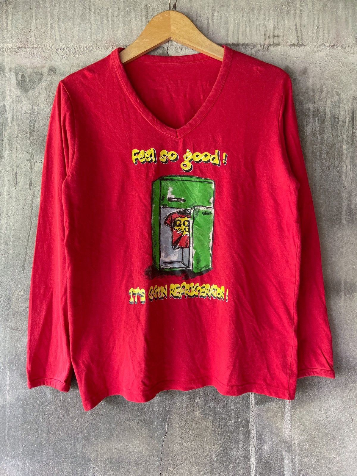 Japanese Brand FEEL SO GOOD! LONG SLEEVE Size US M / EU 48-50 / 2 - 1 Thumbnail