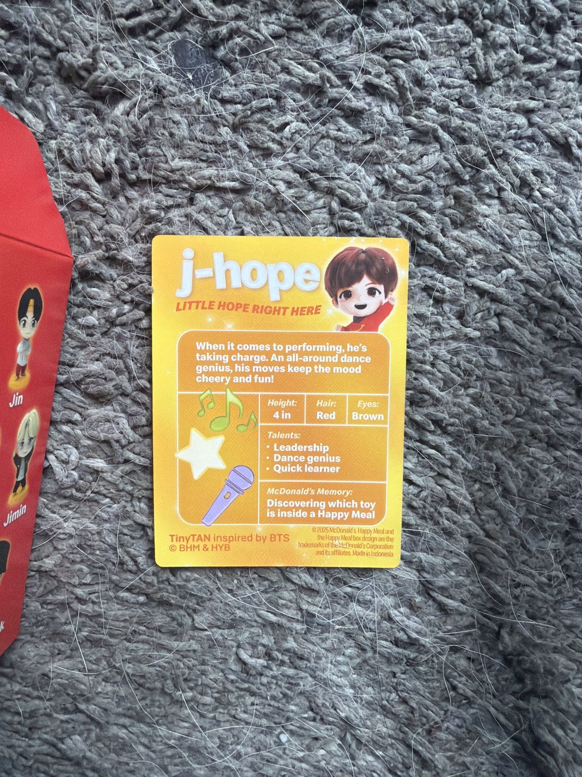 Hypebeast 2025 McDonald’s TinyTAN J-Hope Figure Size ONE SIZE - 6 Thumbnail