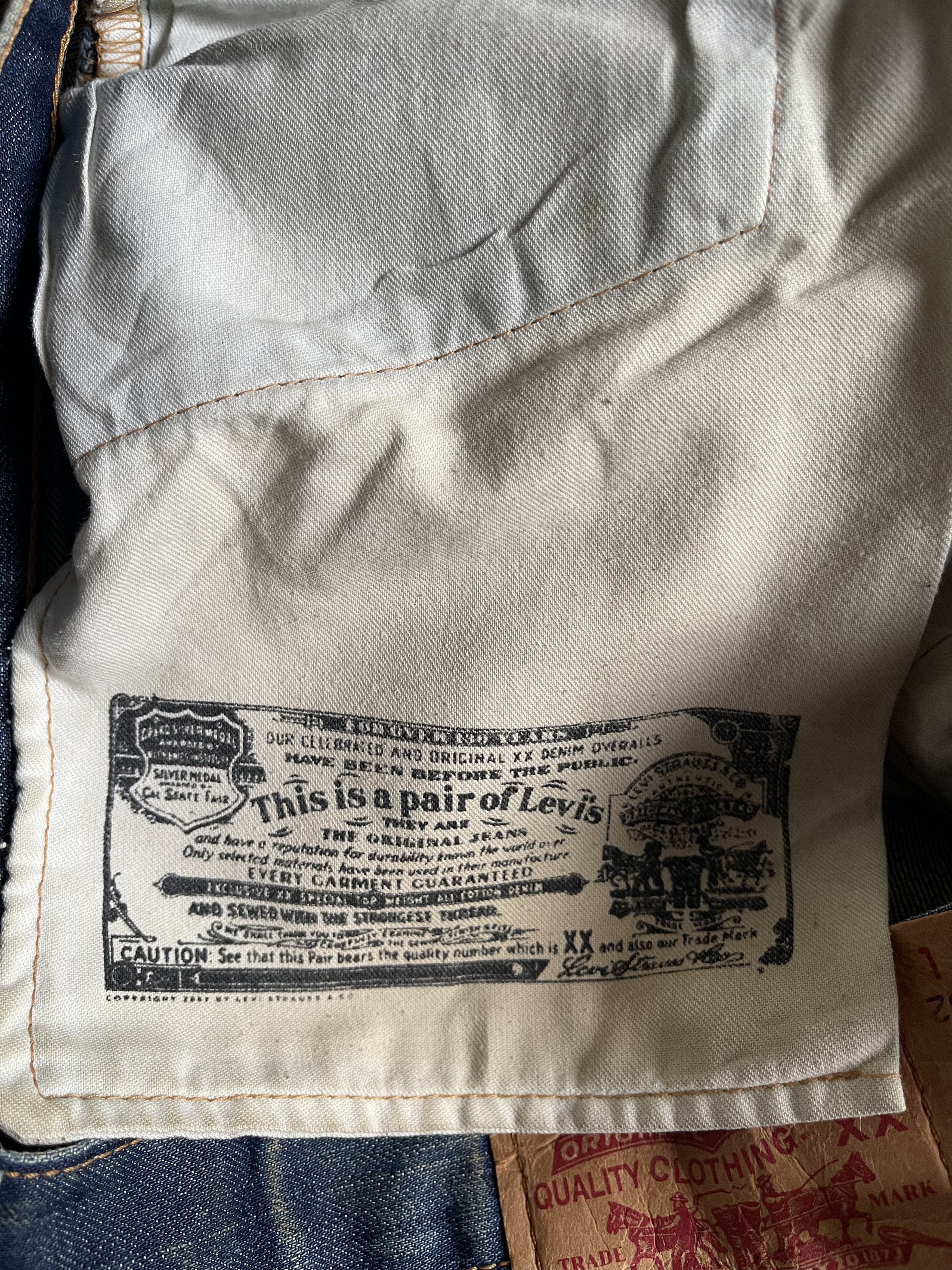 Levi's × Vintage Vintage Levis 501 y2k Jeans Size US 34 / EU 50 - 4 Thumbnail