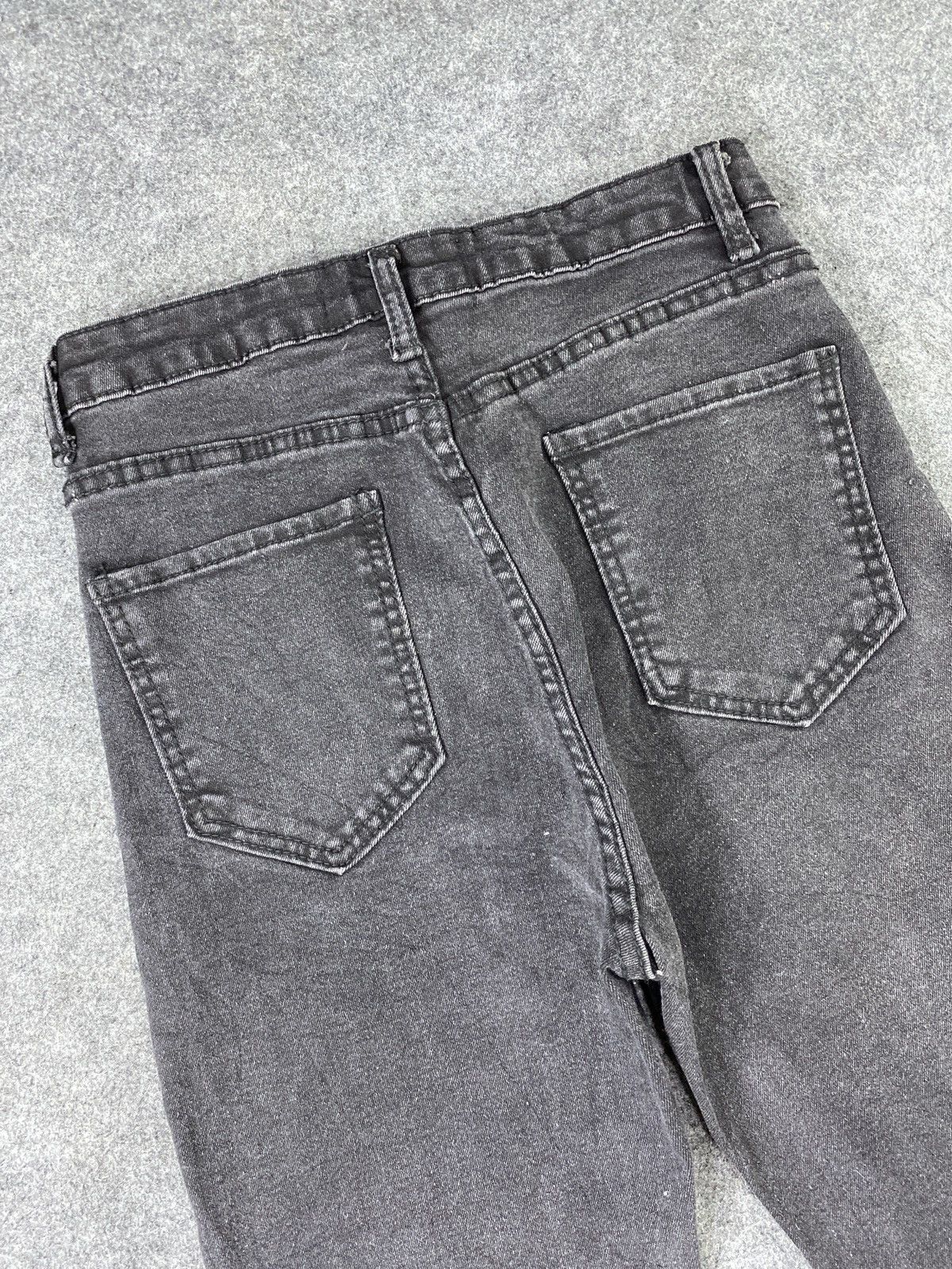 Japanese Brand × Jean Japanese Brand Smile Orchid Black Flare Jeans - J1063 Size 25" / US 0 / IT 36 - 6 Thumbnail