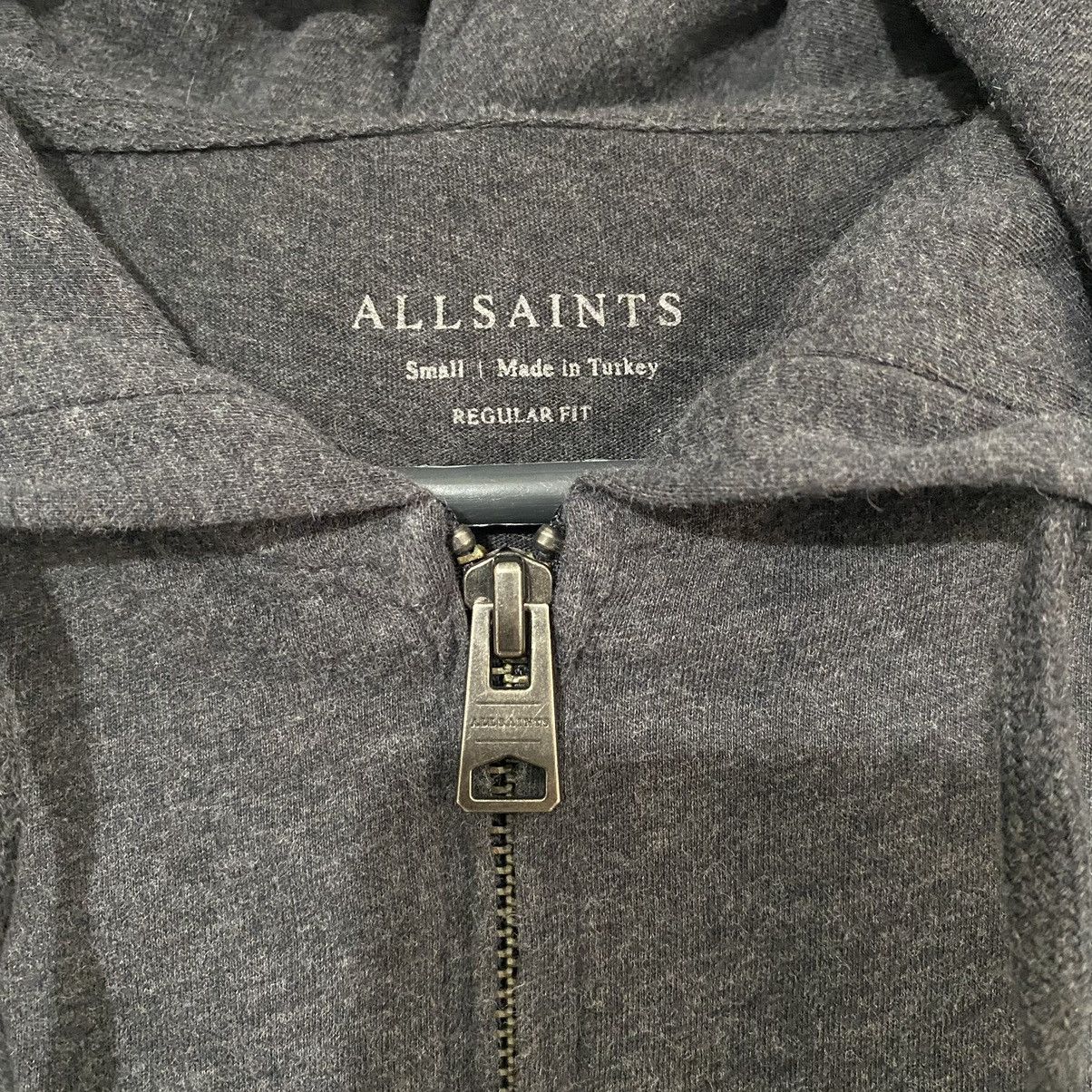 Allsaints Allsaints Luxury Zip Hoodie Grey Small Logo Y2K Japan Style Size US S / EU 44-46 / 1 - 7 Thumbnail