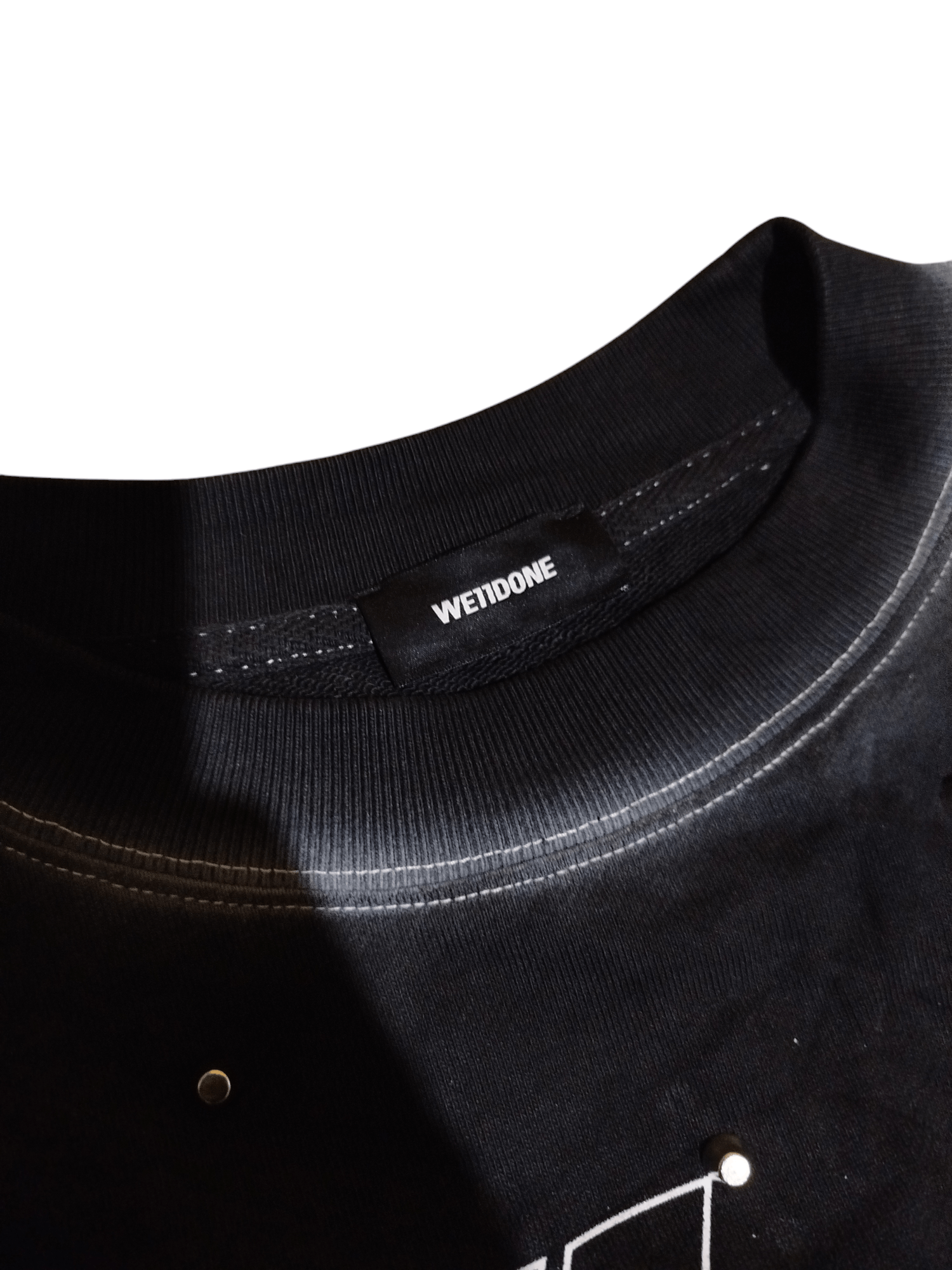 WE11DONE WELLDONE Stud Artwork Sweatshirt Size US L / EU 52-54 / 3 - 6 Thumbnail